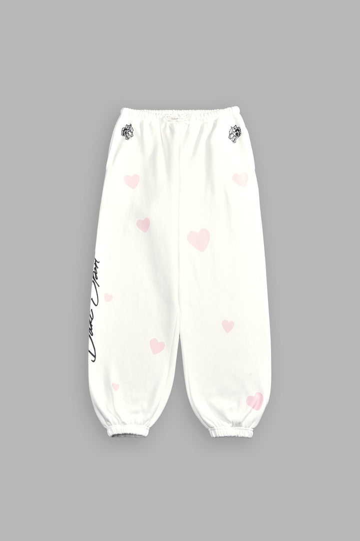 Her Energy Lightweight Lounger Sweat Pants in Cream