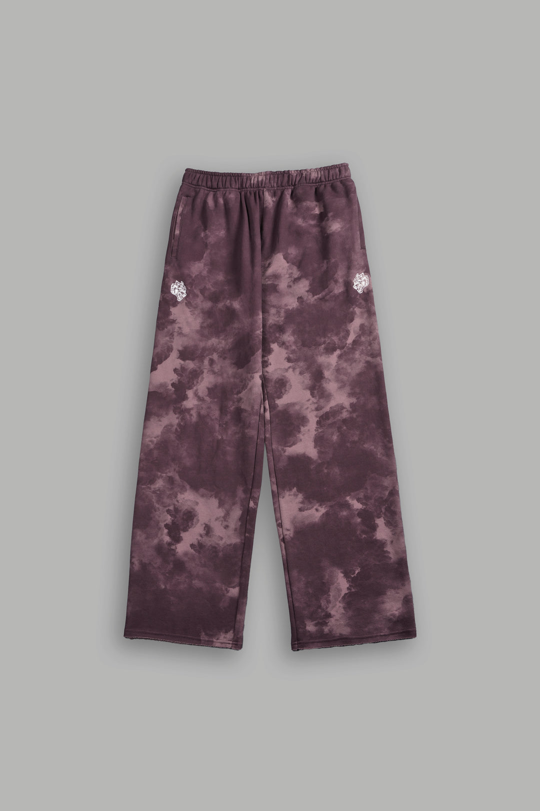 Dual She Big Cozy Sweats in Jumbo Midnight Mauve Ghost Clouds