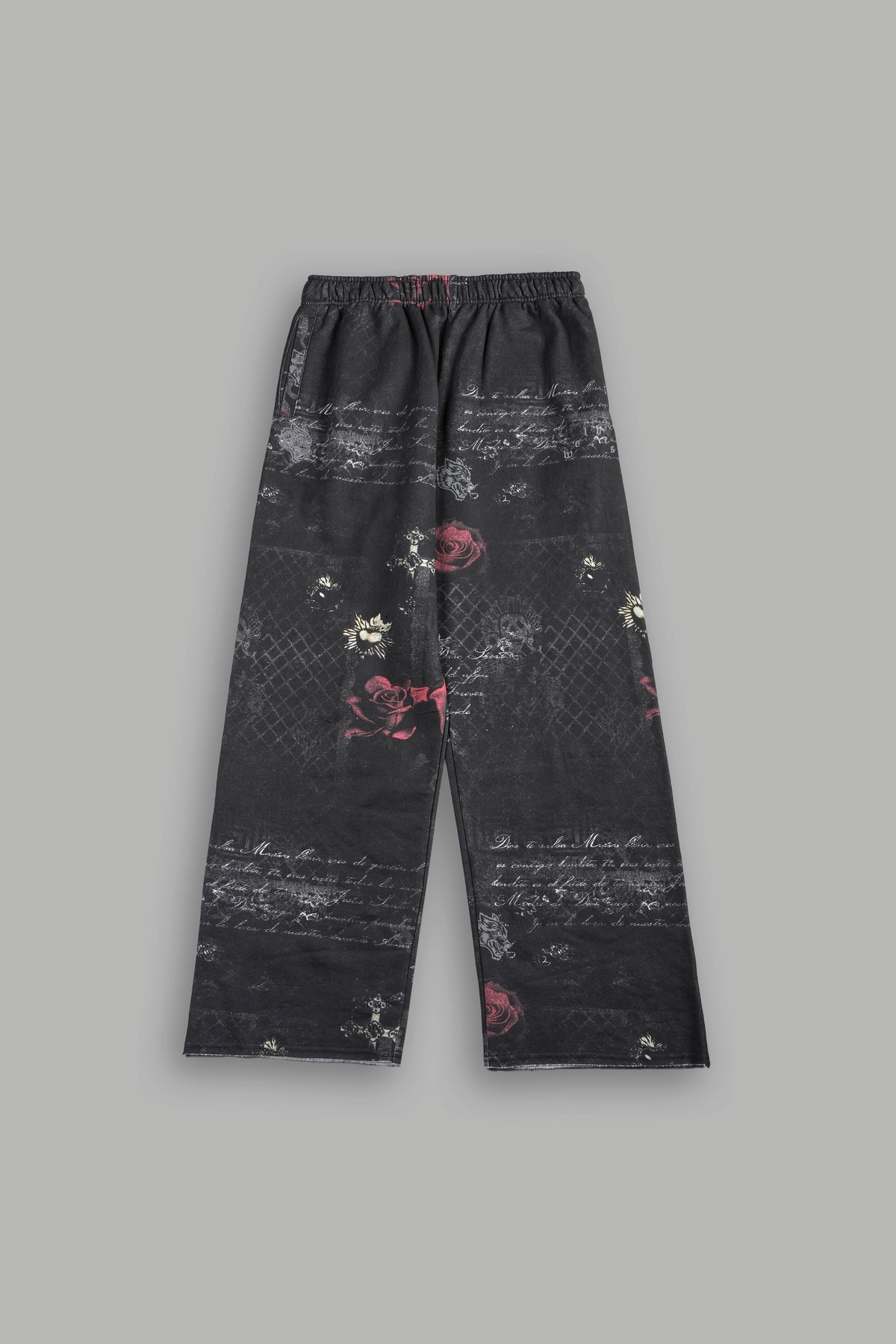 Wolves Pyramid Big Cozy Sweats In Rosas Del Corazon