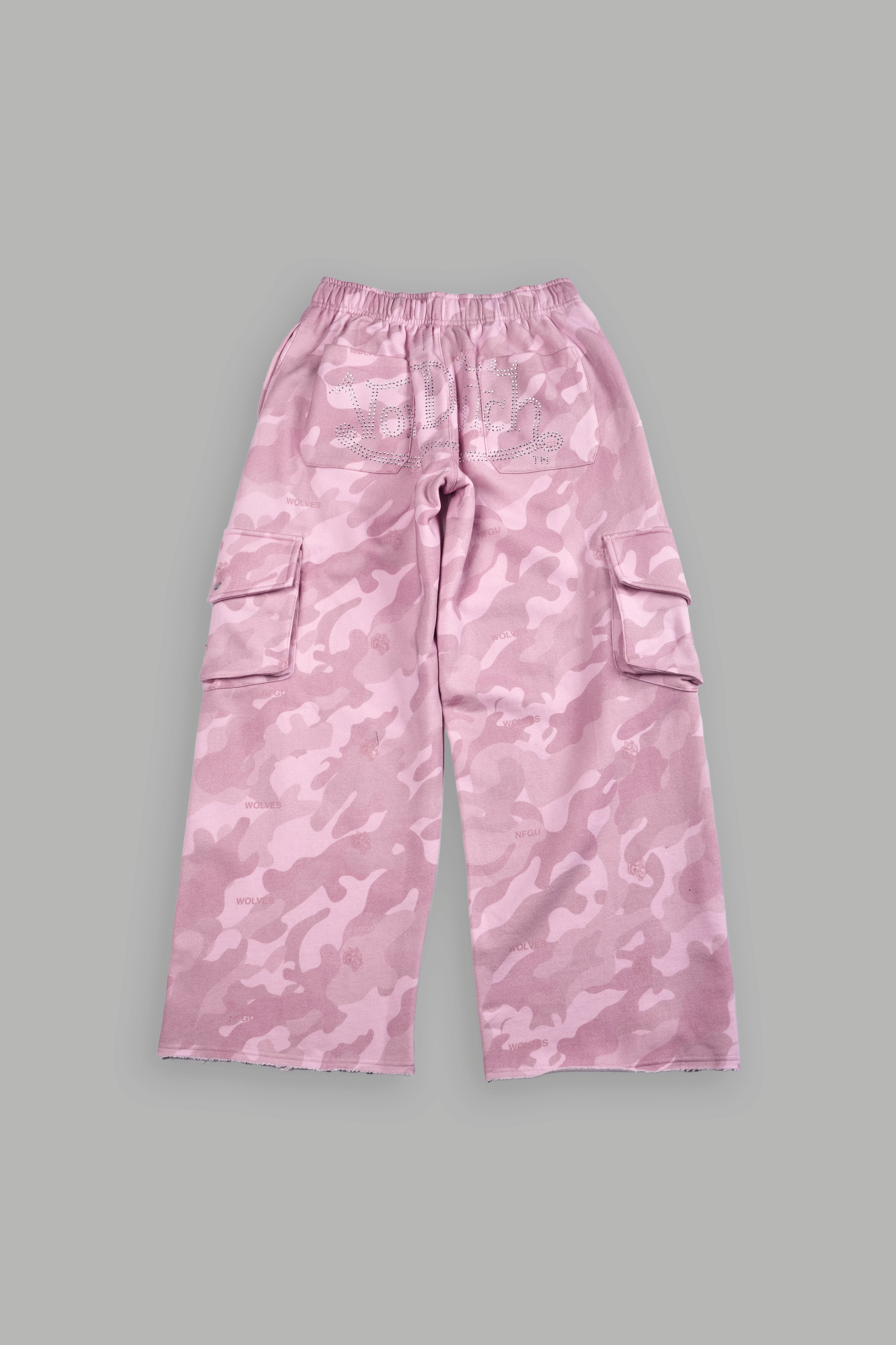 Y2Kulture Durst Cargo Sweats in DSVD Bubblegum Camo