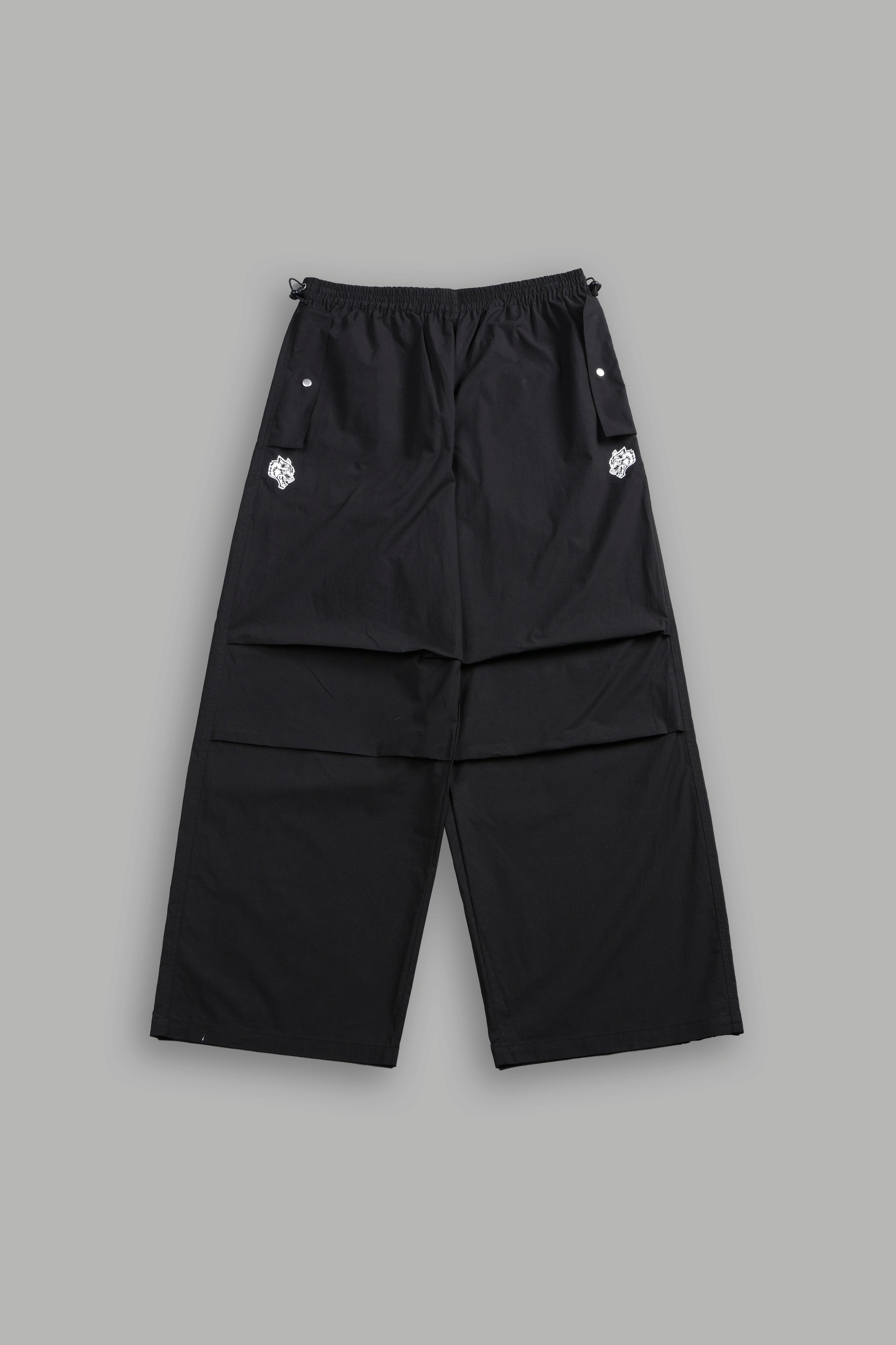 Wolf Chopper Unisex Haven Pants in Black
