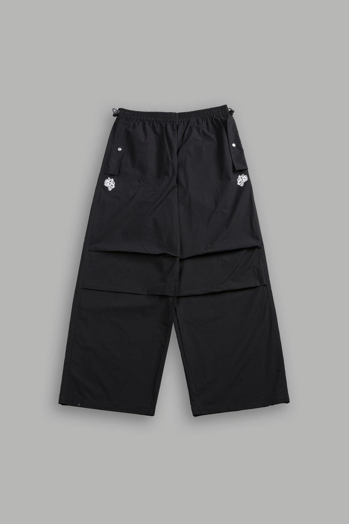 Wolf Chopper Unisex Haven Pants in Black