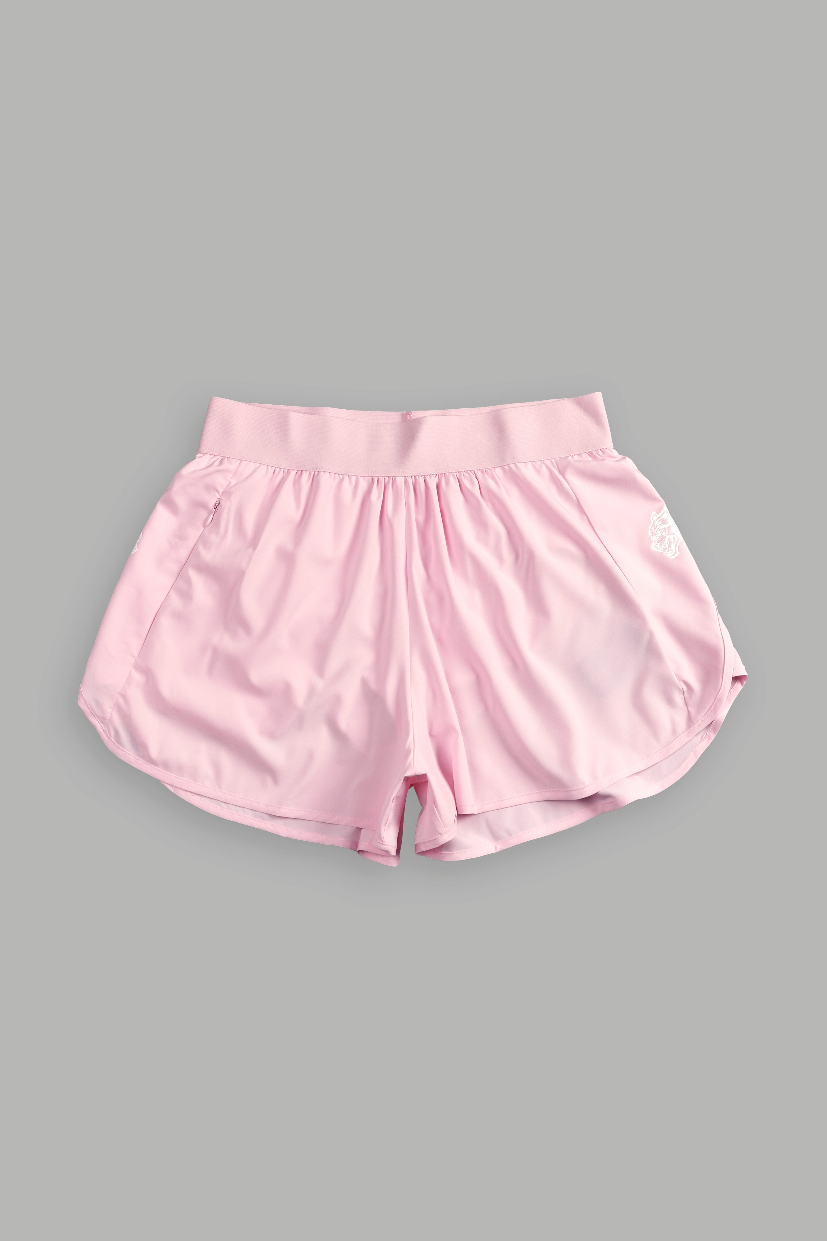 Dual Wolf Dolphin Shorts in Cherry Blossom