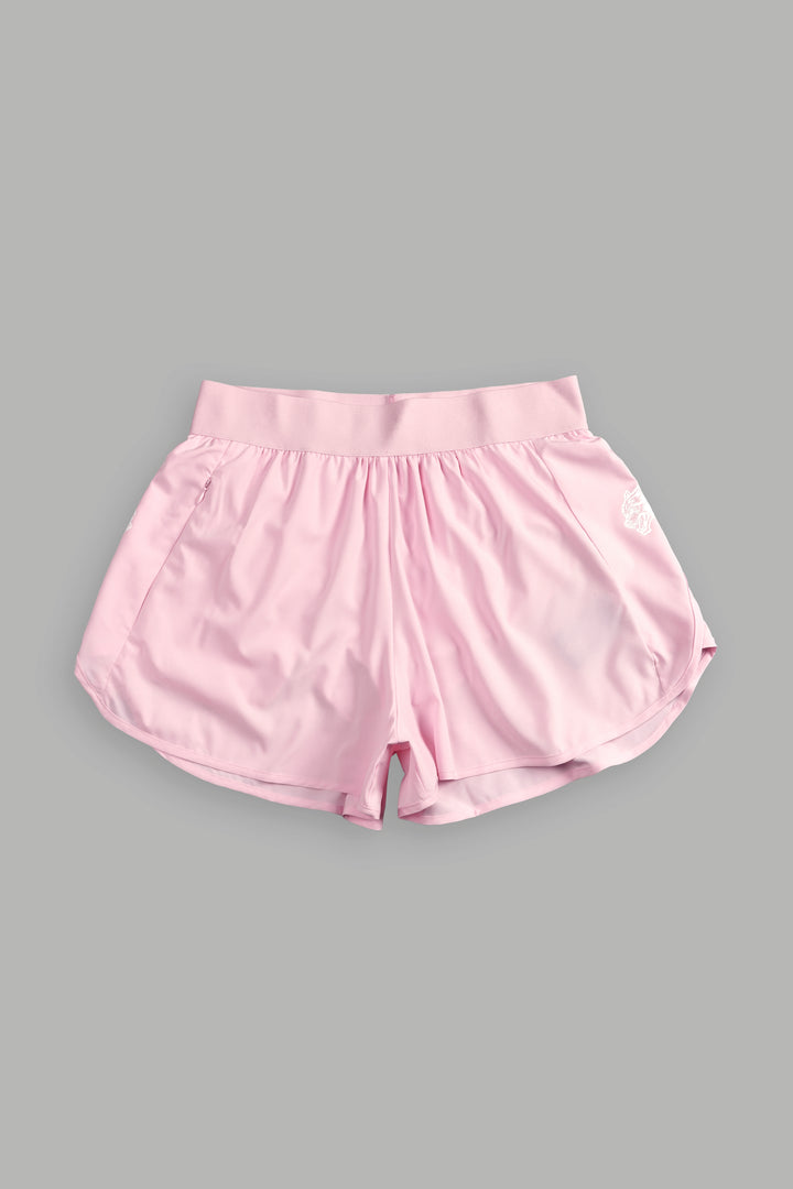 Dual Wolf Dolphin Shorts in Cherry Blossom