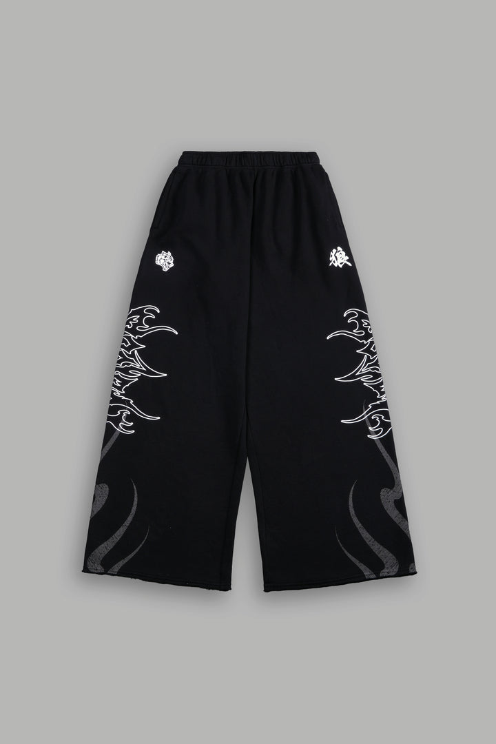 Ghost Flame Durst Sweats V2 in Black