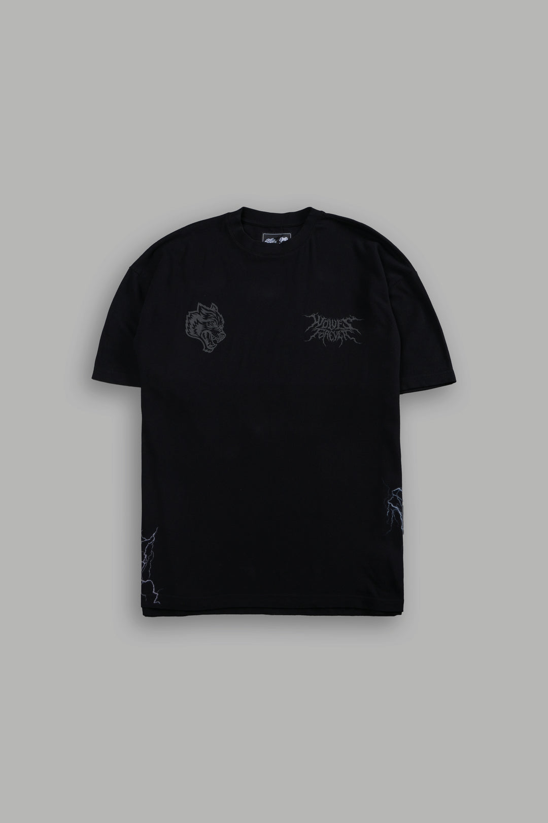Darc Akuma "Side By Side" Series Premium Oversized Tee in Black
