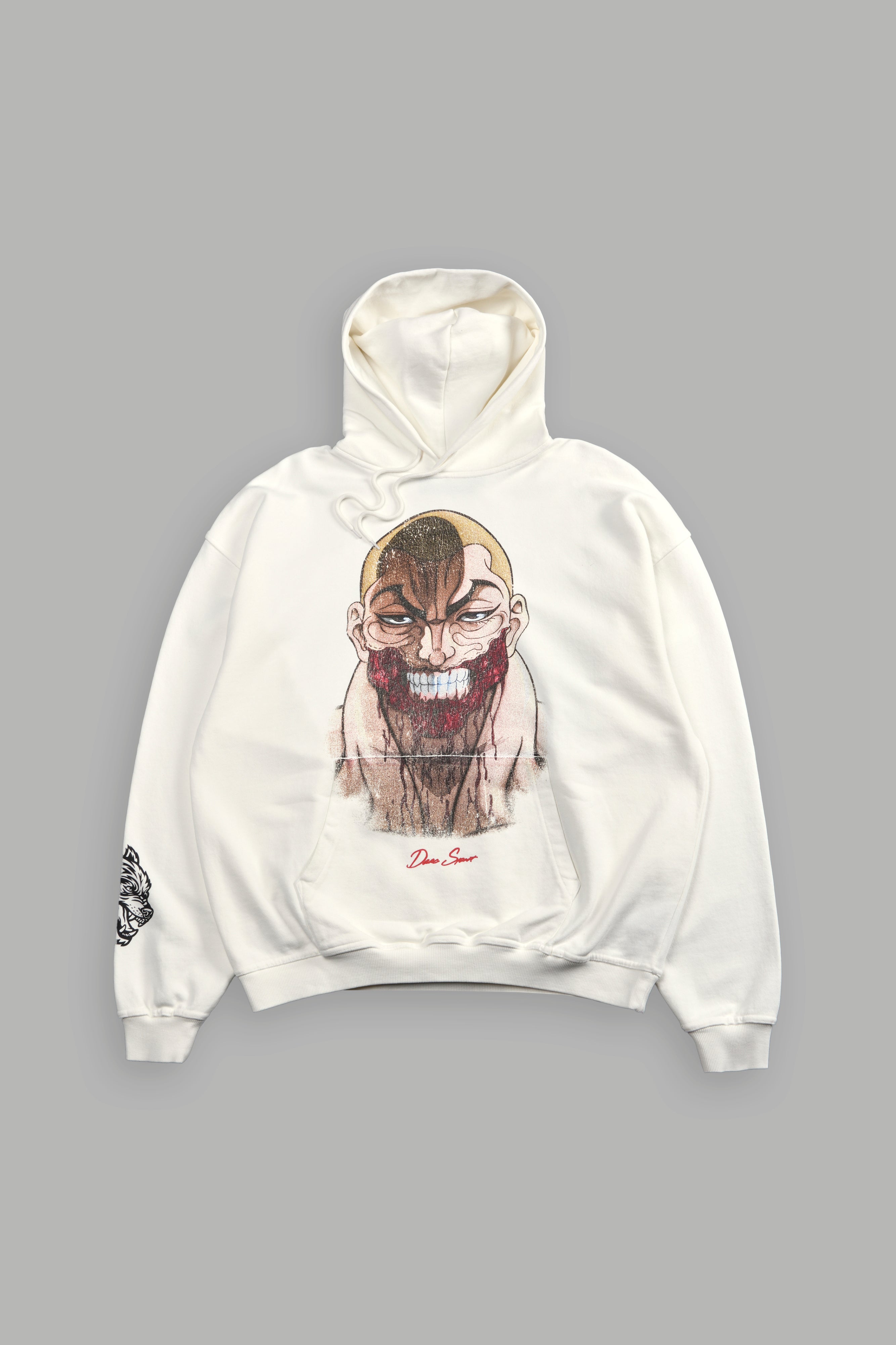 Enraged "Grunge" Hoodie in Cream