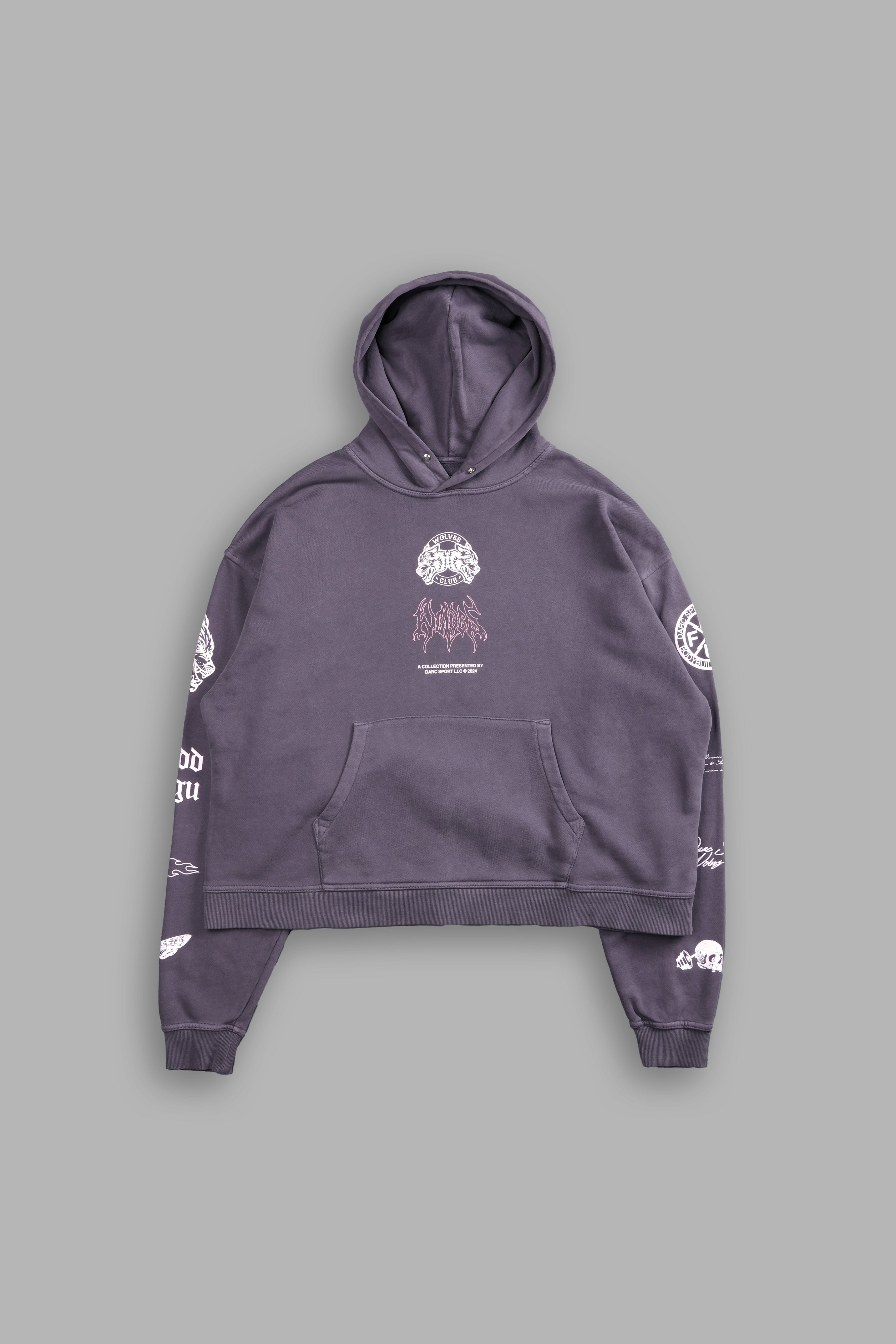 Dangerous "Box Cut" Hoodie in Nirvana Gray