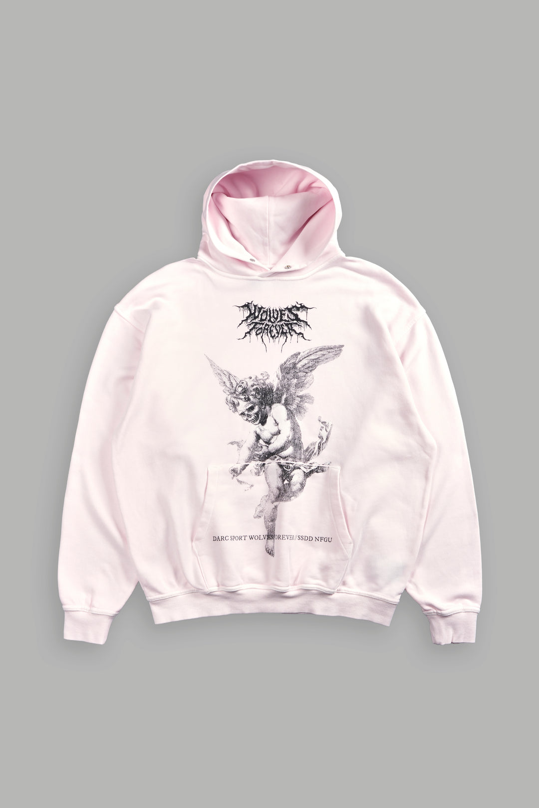 Life From Death "Pierce" Hoodie in Blush Pink