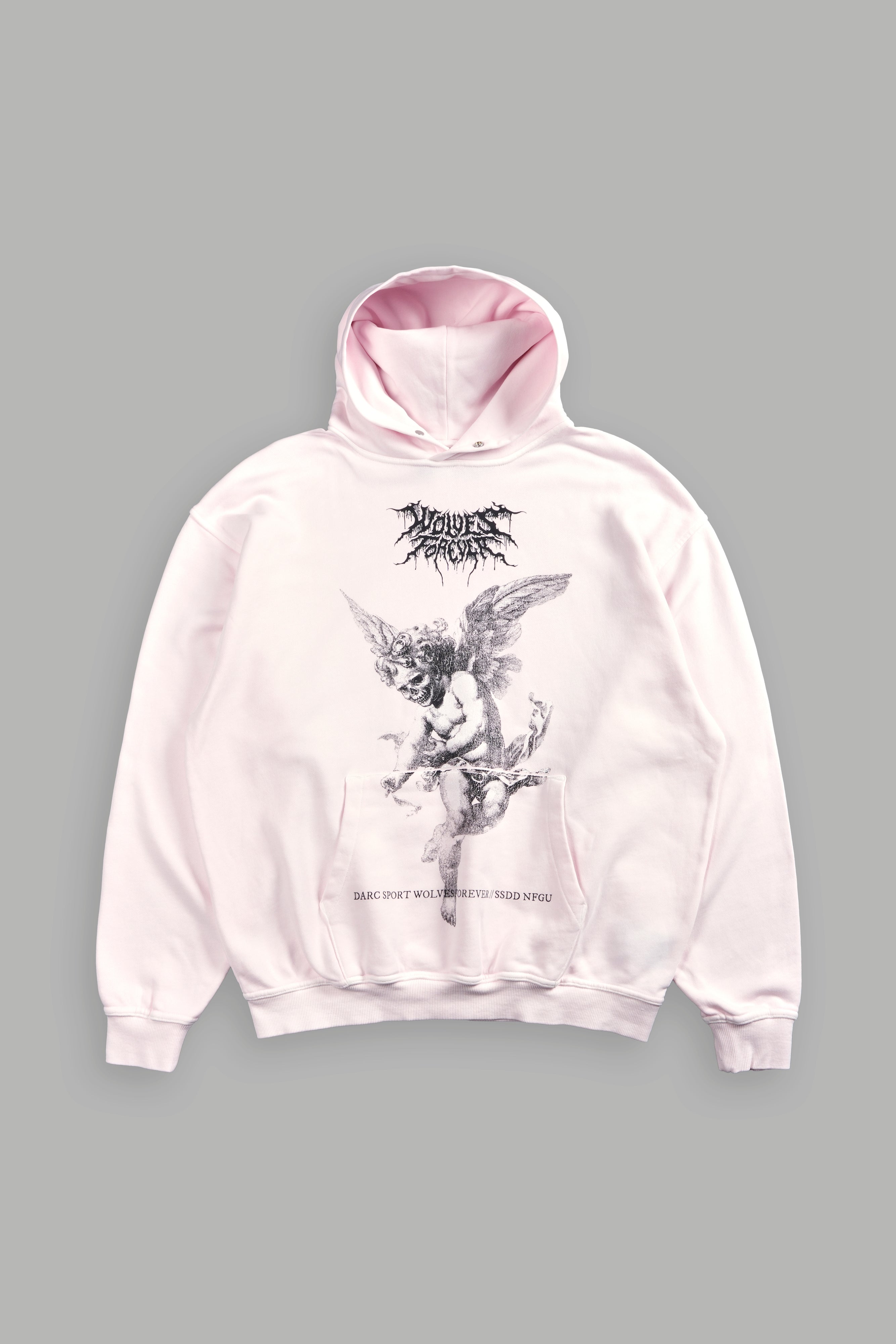 Life From Death "Pierce" Hoodie in Blush Pink