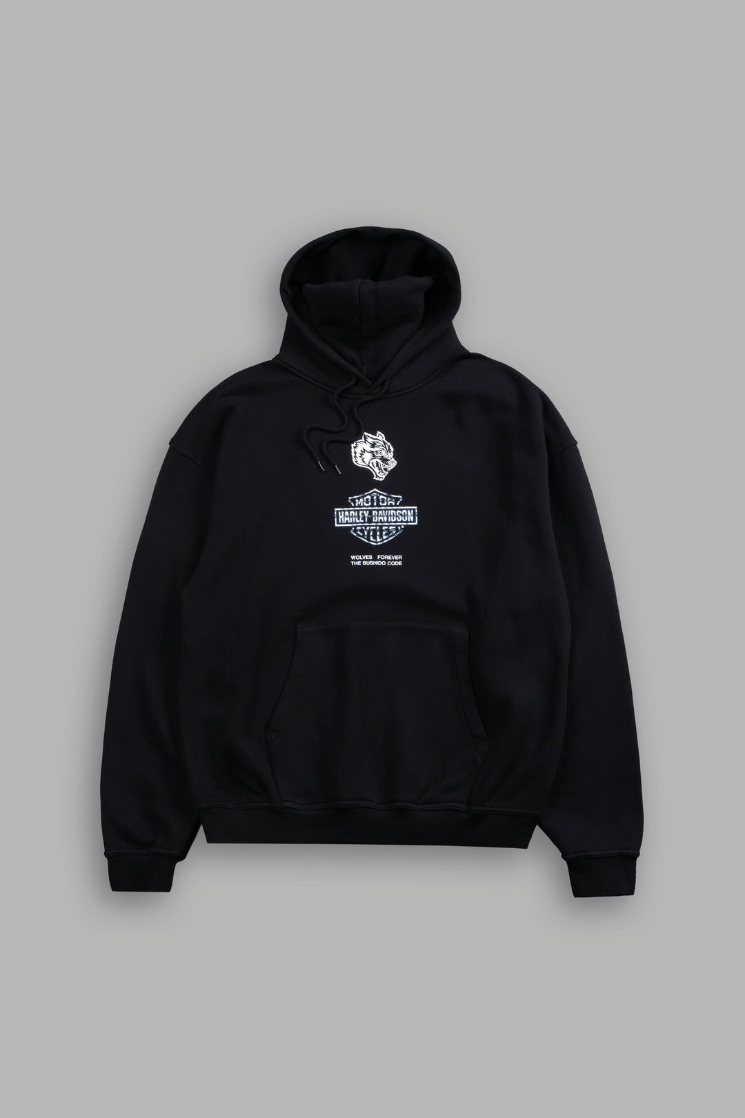 Skulls & Steel Bishop Hoodie in Black