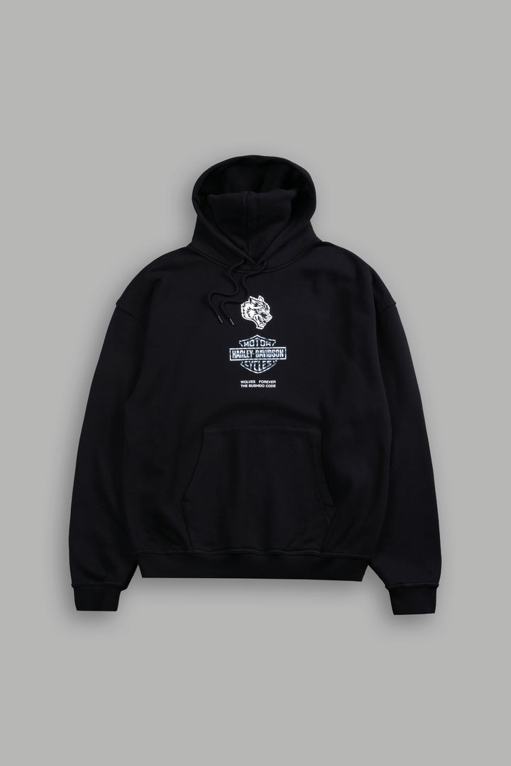 Skulls & Steel Bishop Hoodie in Black