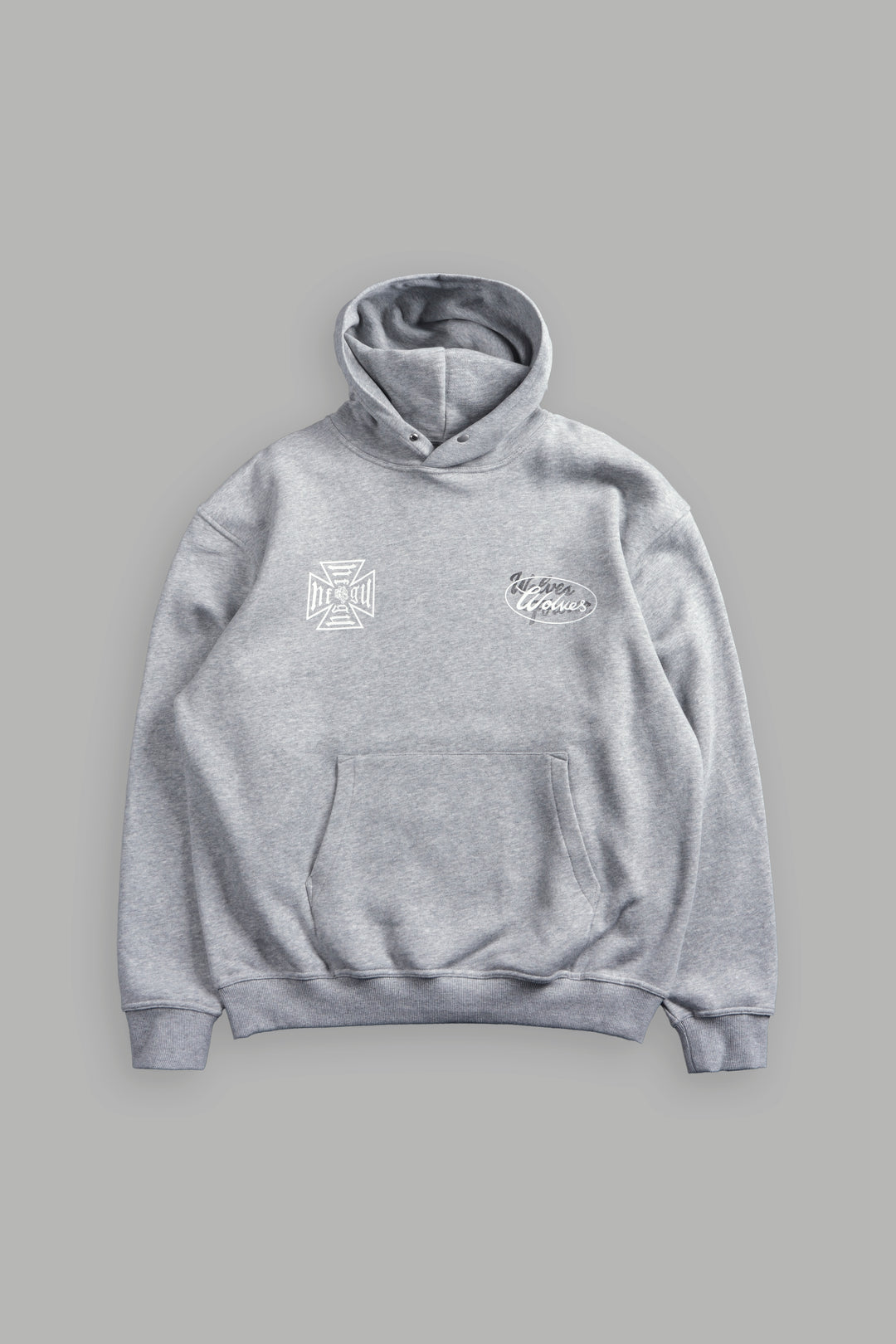DSA FRVR "Pierce" Hoodie in Light Athletic Gray