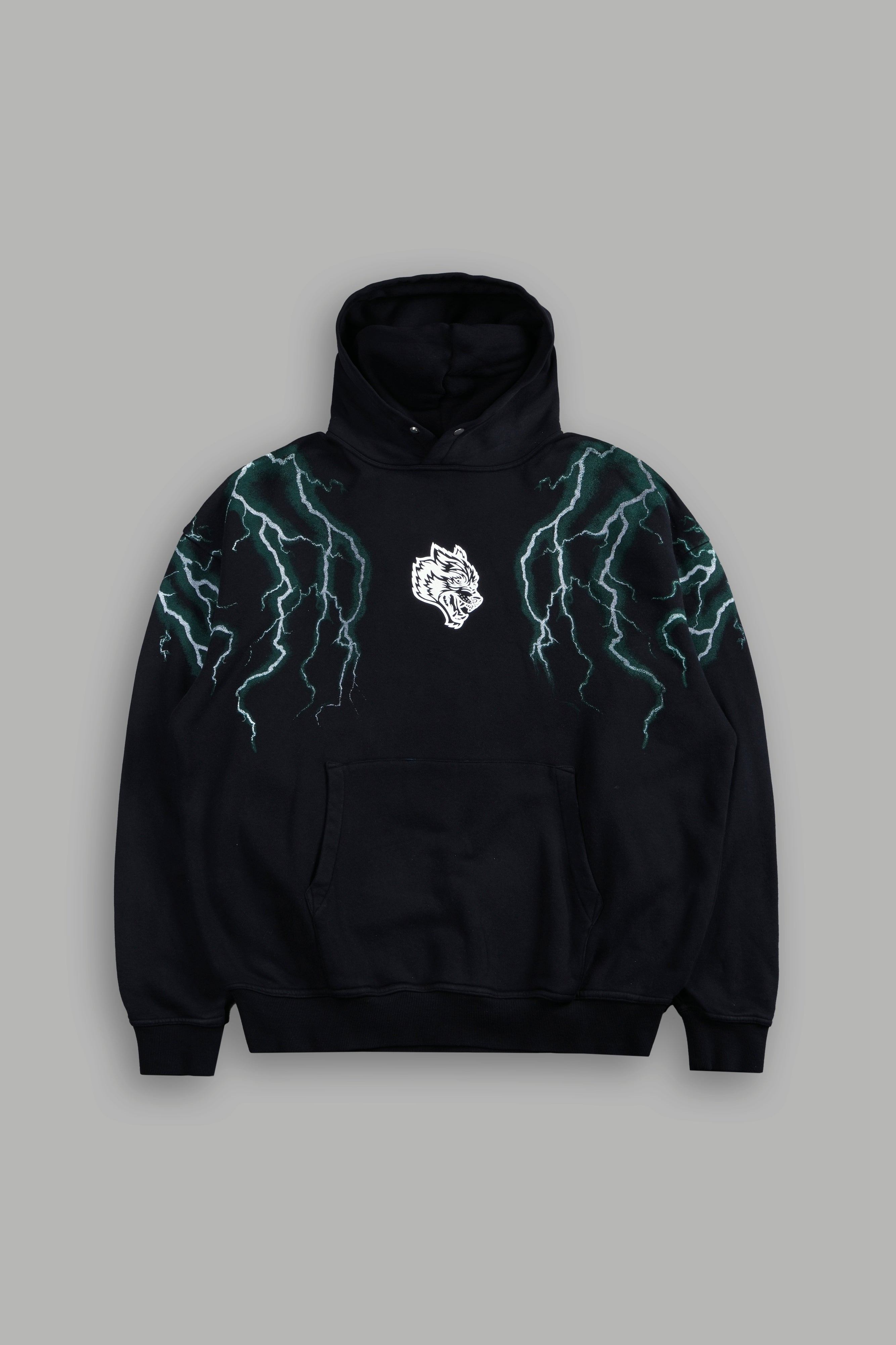 Doomstruck "Pierce" Hoodie in Black Drift Wash