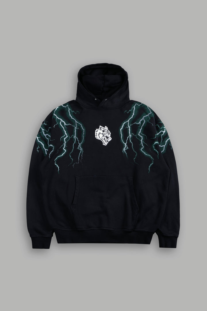 Doomstruck "Pierce" Hoodie in Black Drift Wash