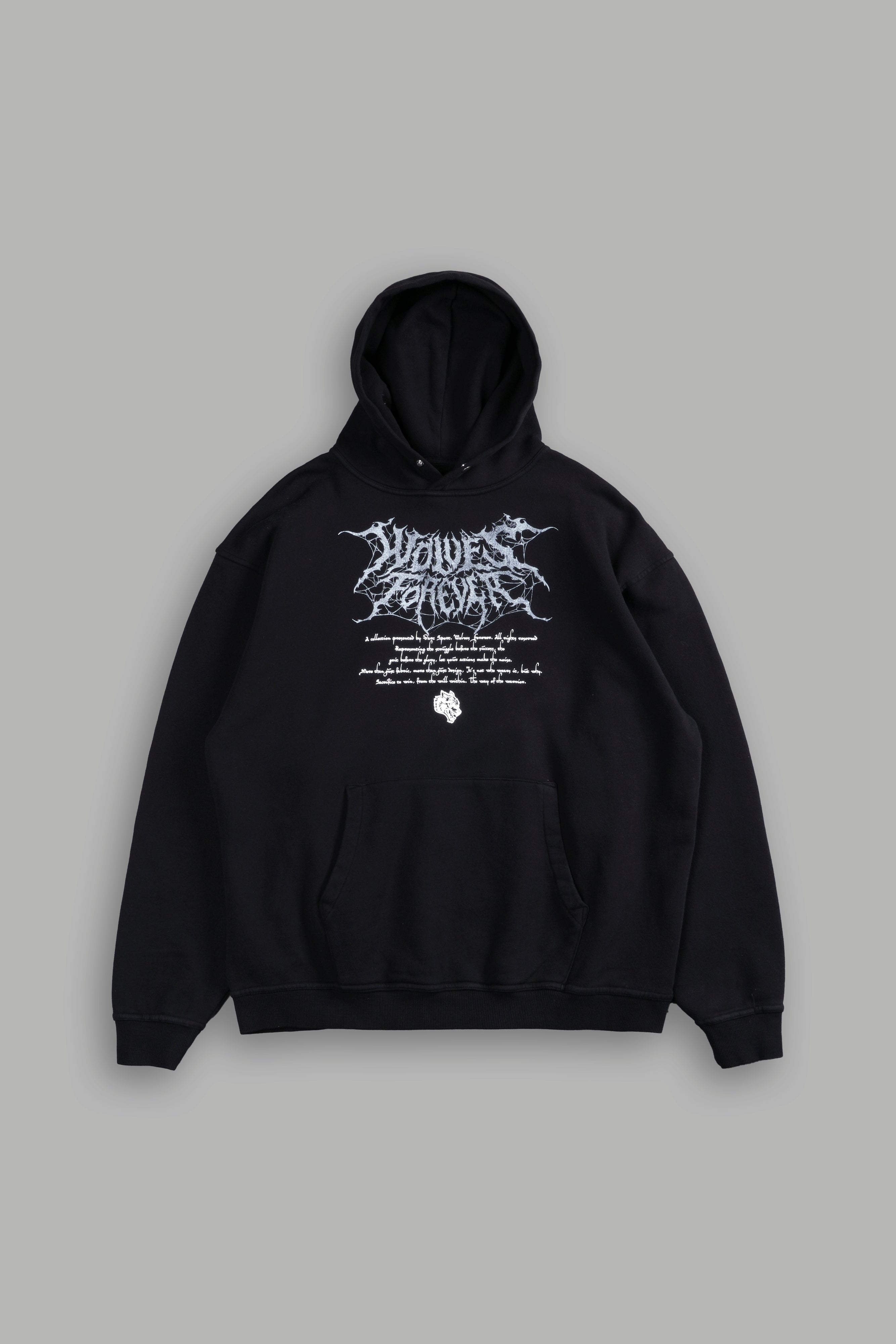 Web Of Shadows "P" Hoodie in Black