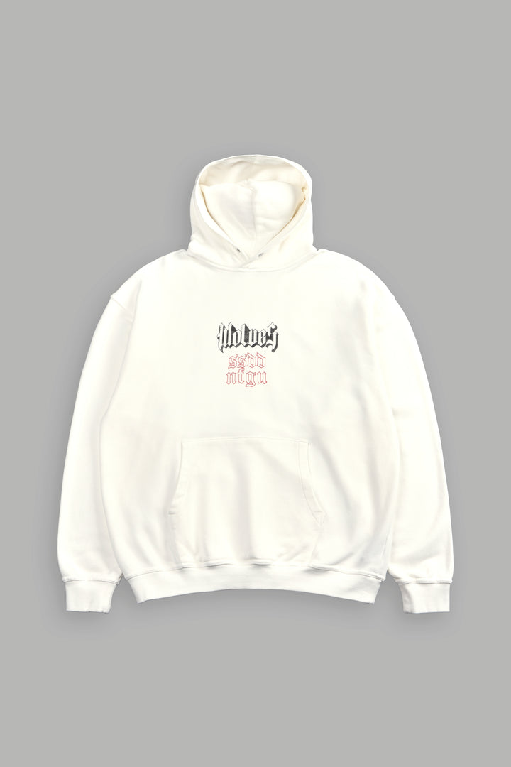Eternal Blood "Pierce" Hoodie in Cream