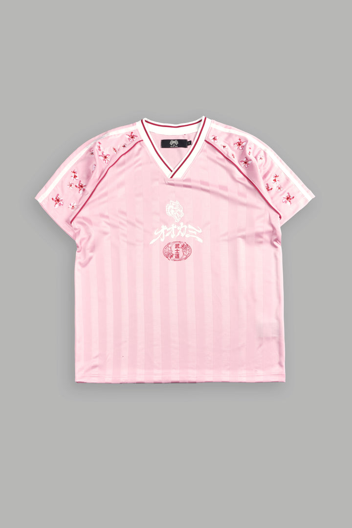 Sakura Forever She Oversized Soccer Jersey in Cherry Blossom
