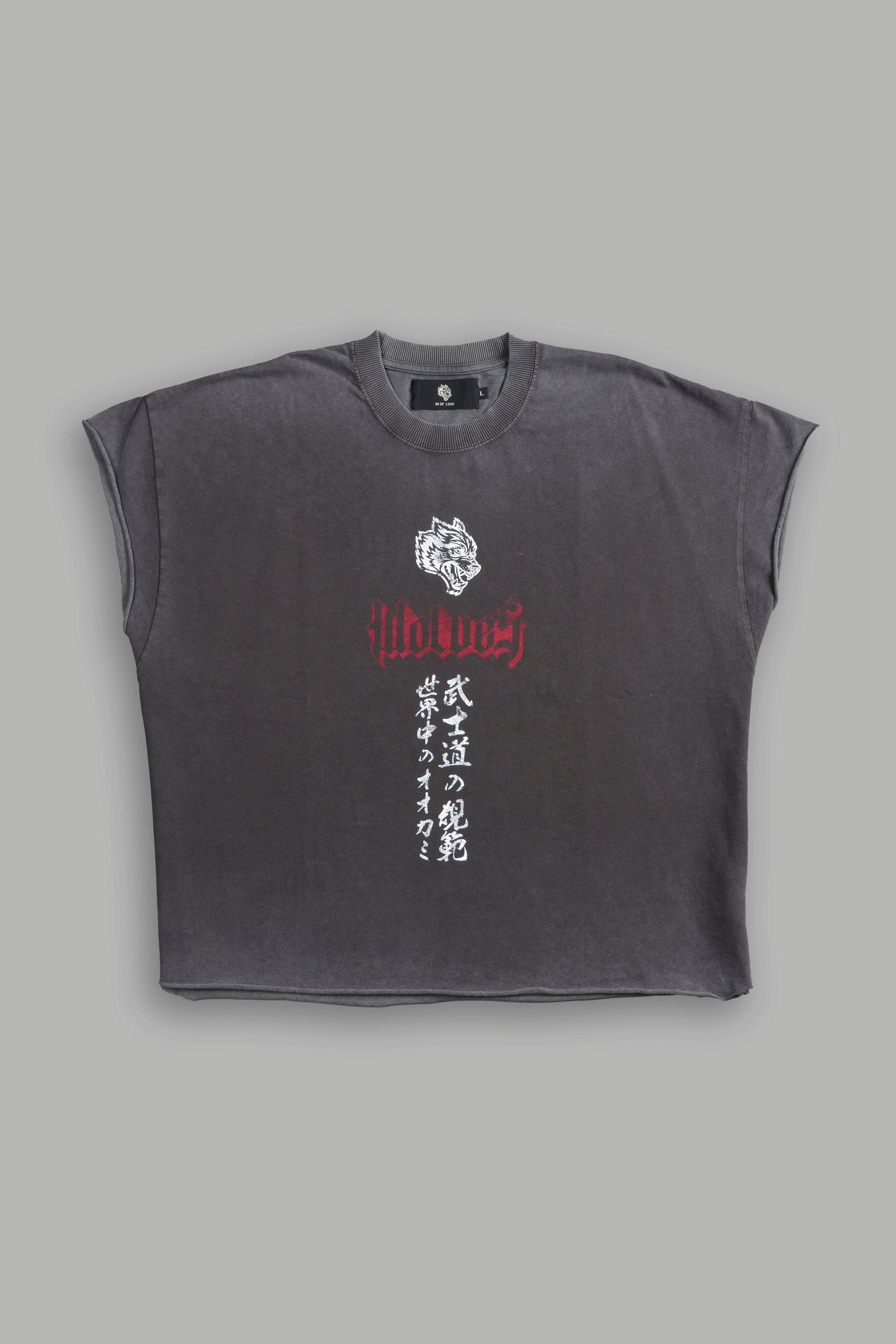 Darc Infernal Grunge Cut-Off Tee in Wolf Gray – DarcSport