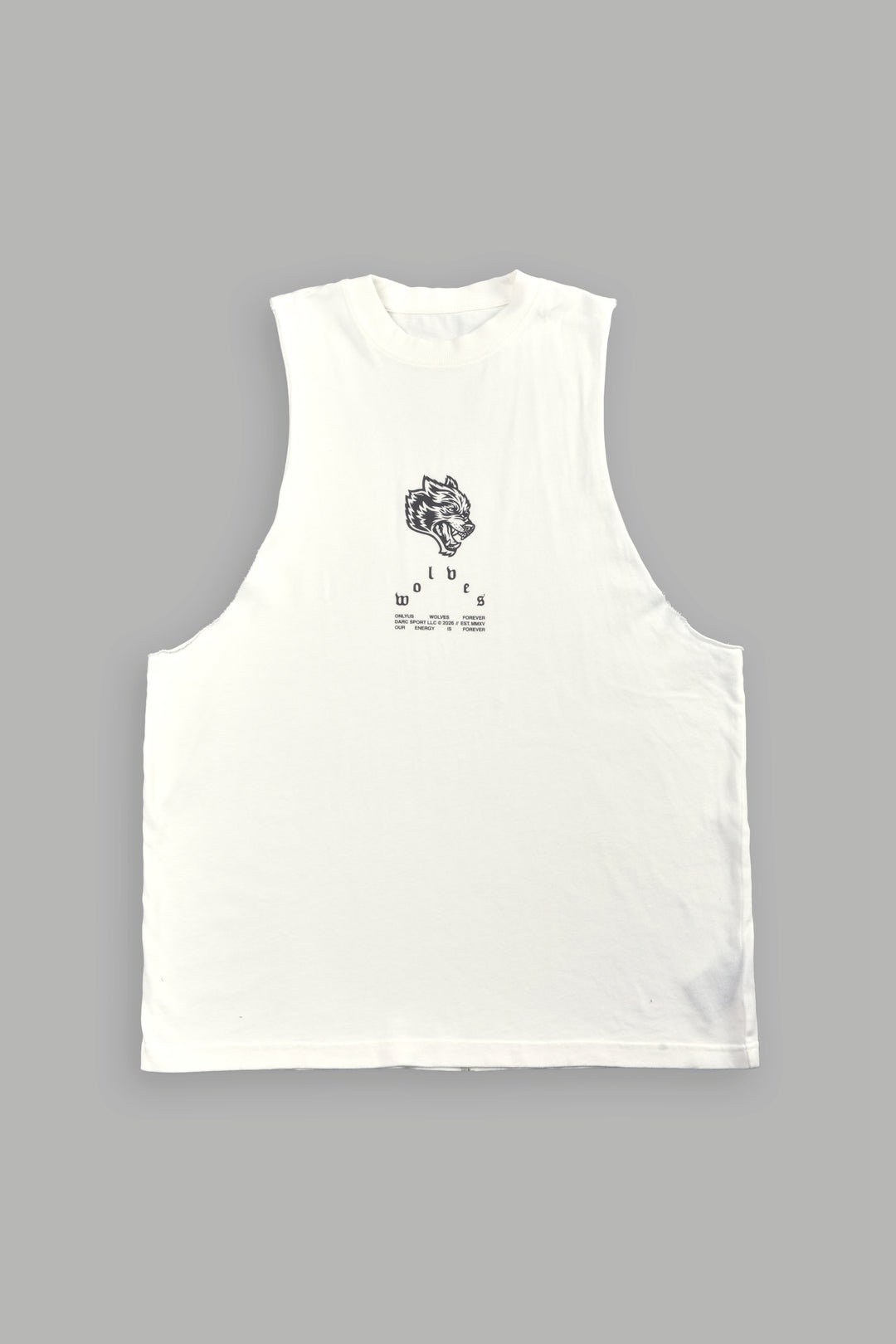 Half Mask Tommy Muscle Tee in Cream