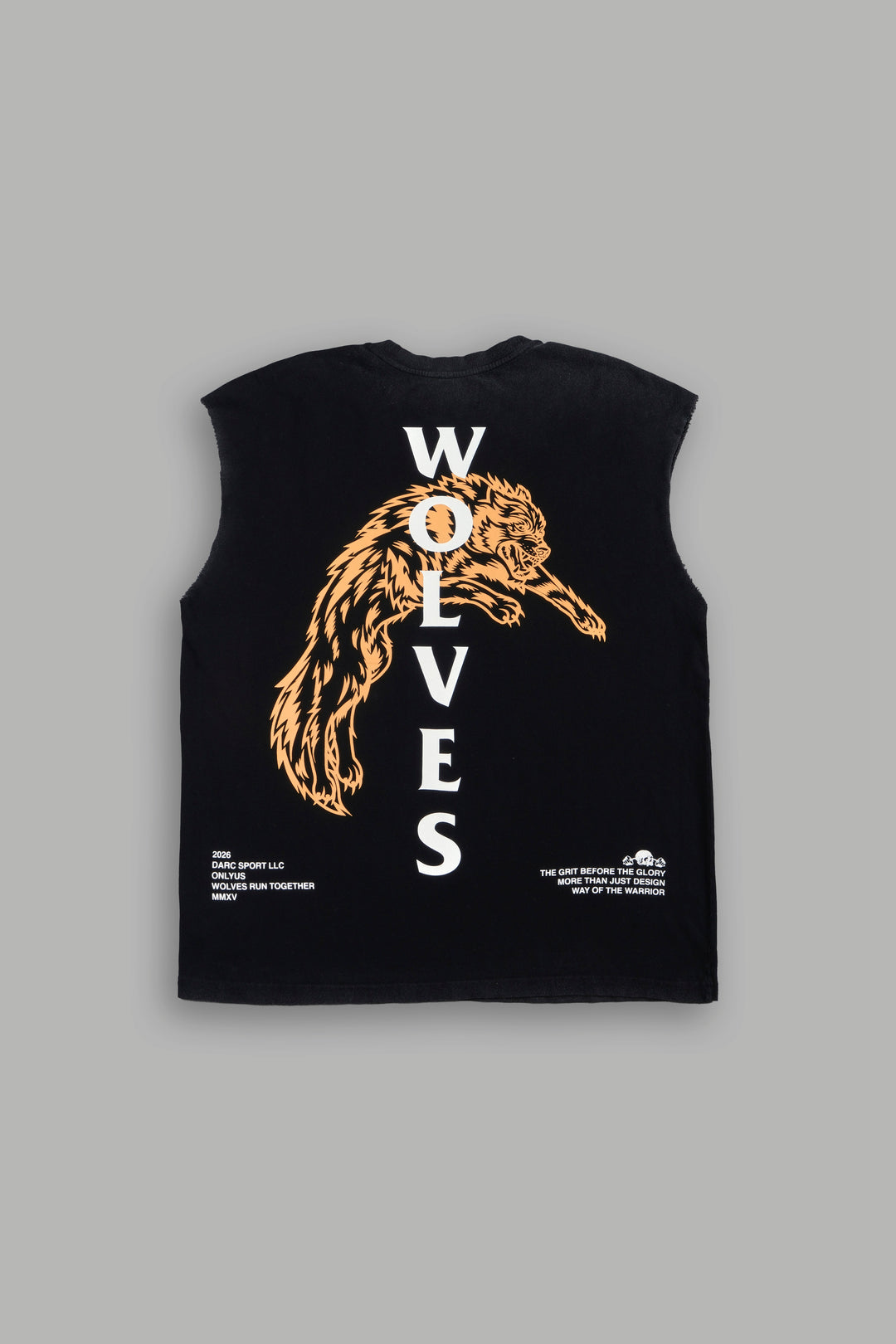 Leap Of Faith V2 Premium Muscle Tee In Black
