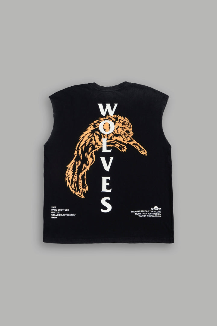 Leap Of Faith V2 Premium Muscle Tee In Black