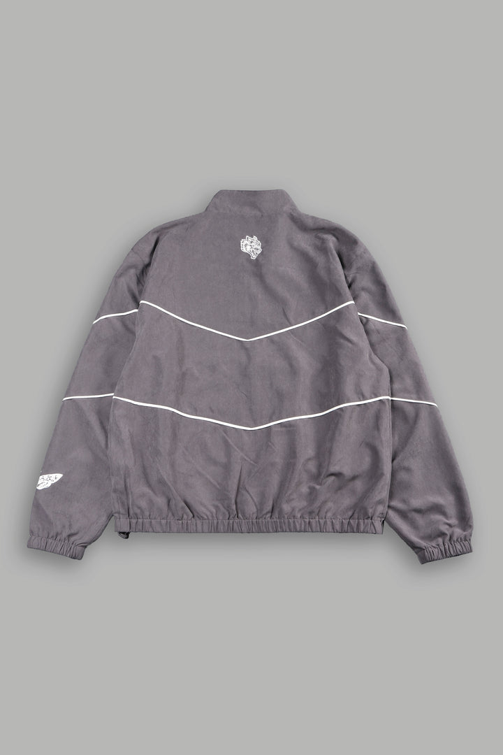 Hesh Forever V2 Darby Track Jacket In Wolf Gray