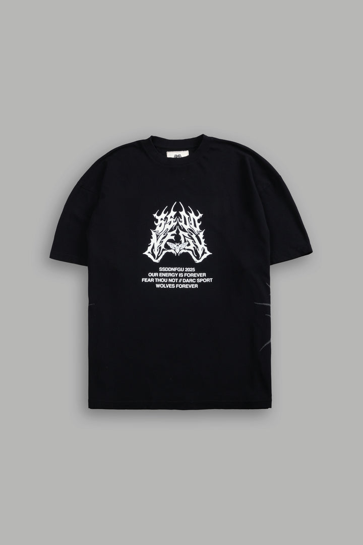 Darc Judas "Side By Side" Series Premium Oversized Tee in Black