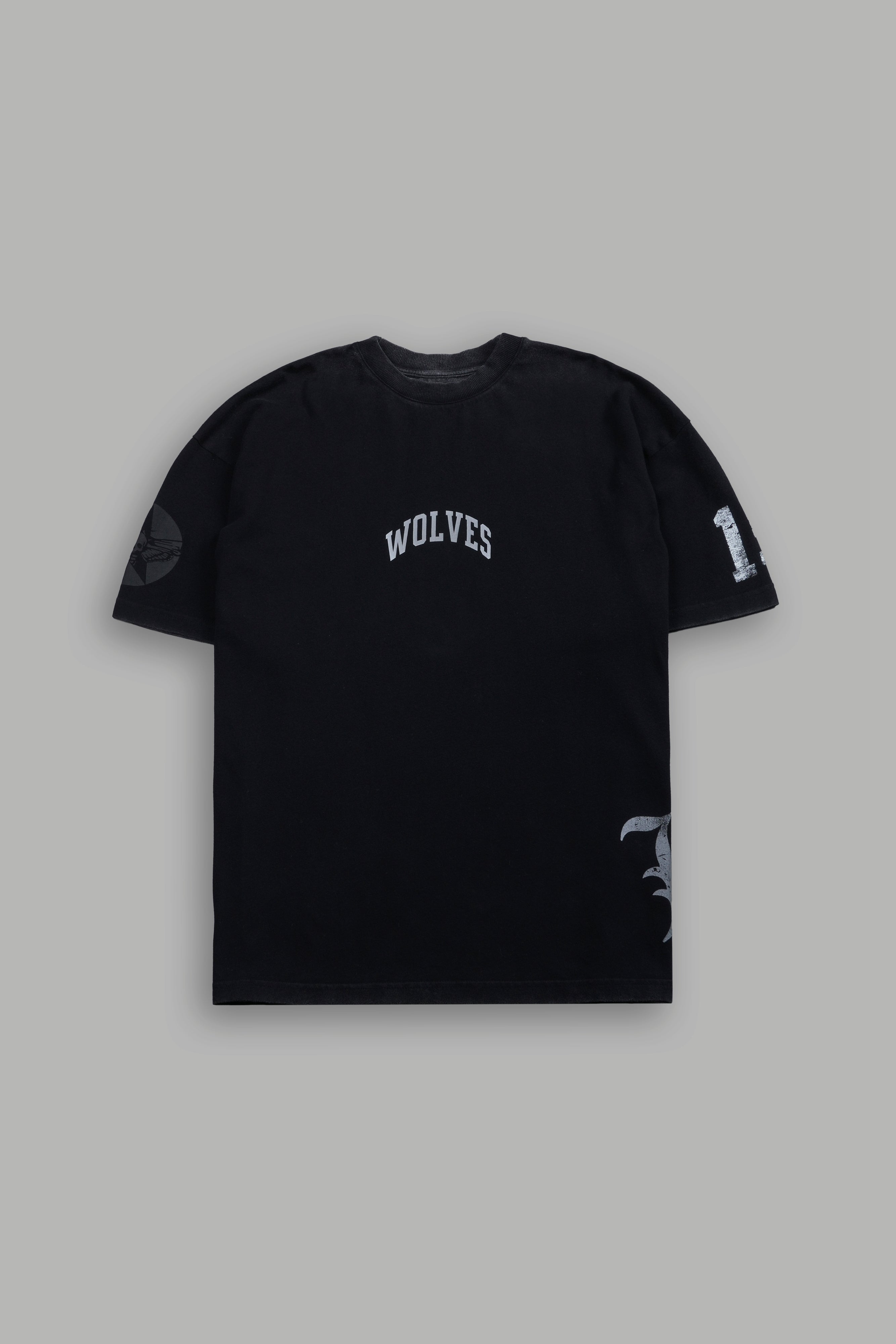 La Ca Frvr Premium Oversized Tee in Black
