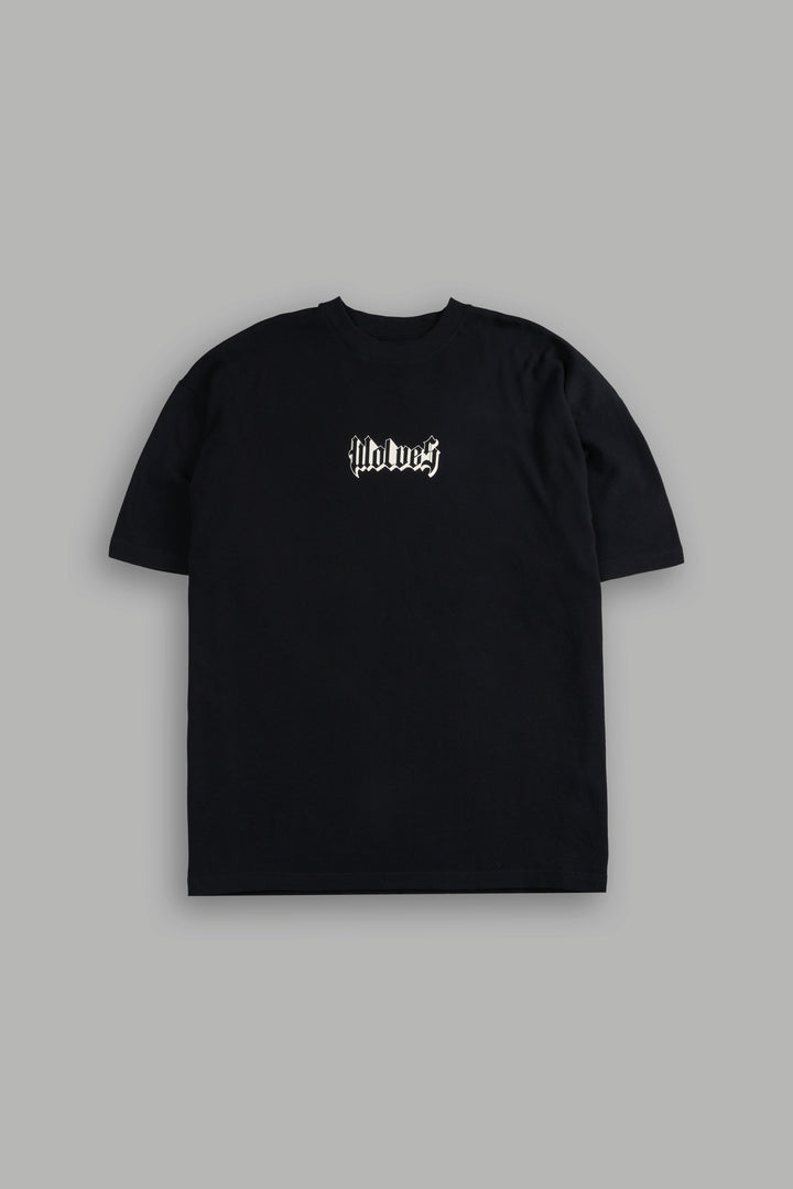 SSDDNFGU Hesh Unisex "Premium" Oversized Tee in Black