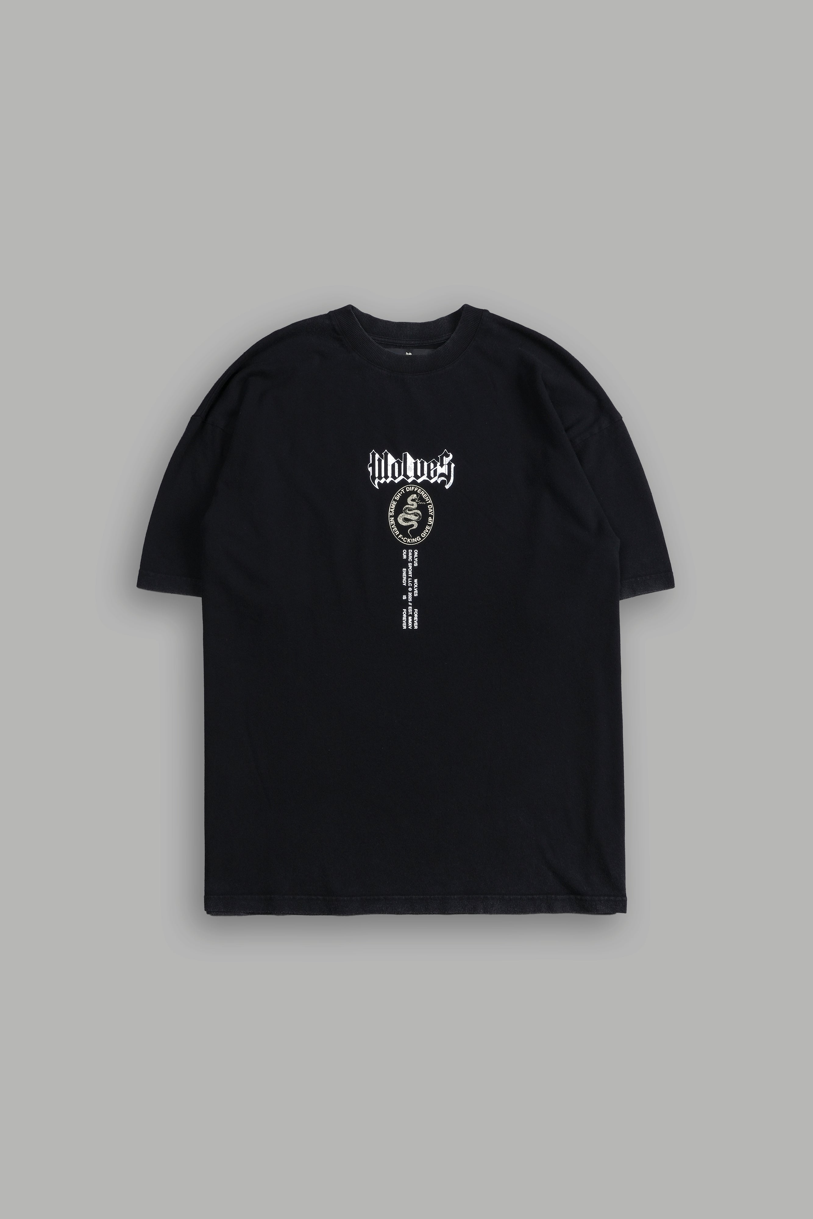 Wolves Club Forever "Premium" Oversized Tee in Black