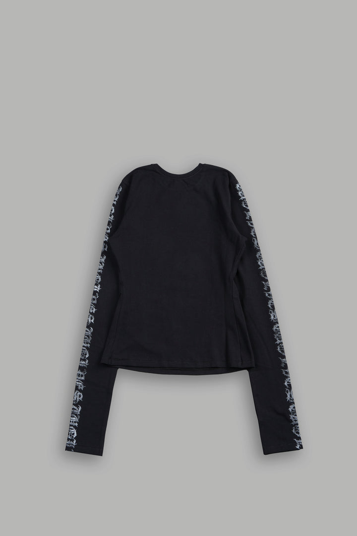 Wolves Refrain Eden Ls Tee In Black