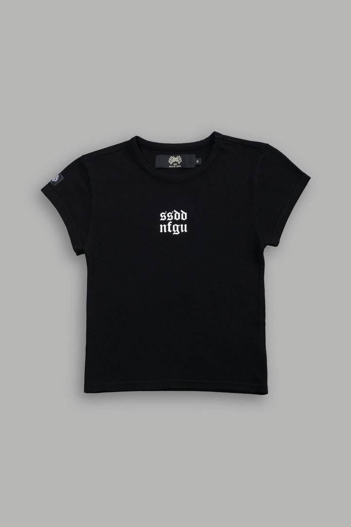 Wolf Label SSDDNFGU "Baby" Tee in Black