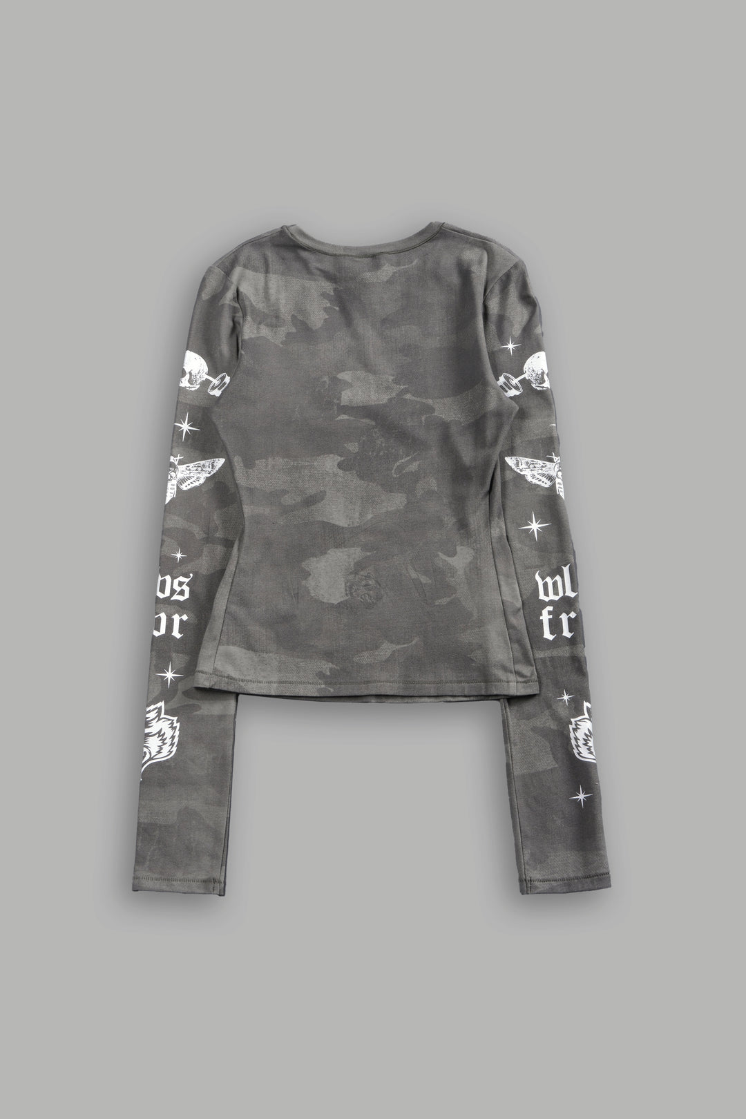 FRVR in the Stars "Eden" L/S Tee in Lush Vintage Woodland Camo