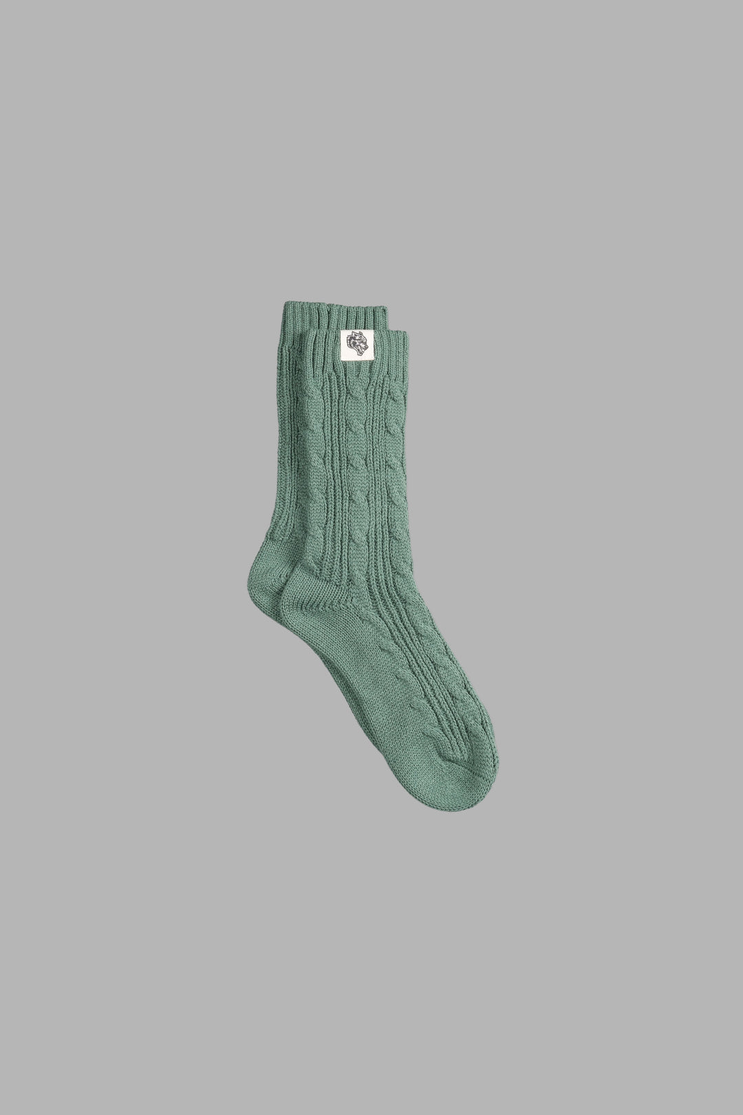 Wolf Patch Evey Socks in Rosemary