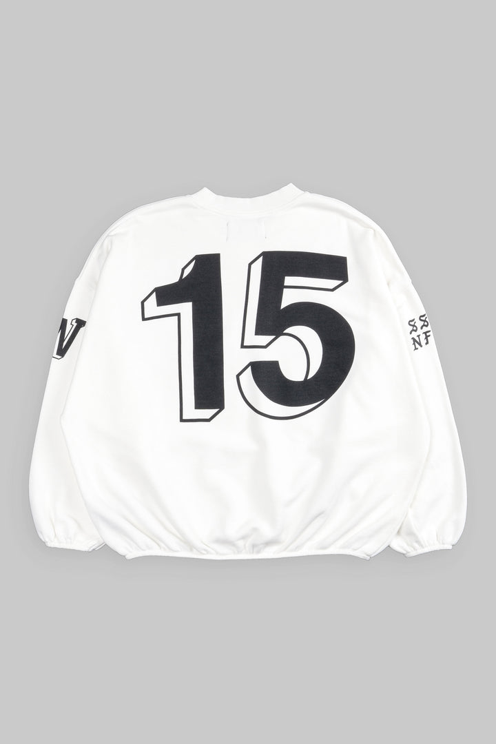 Established S. Hall Unisex Crewneck in Cream