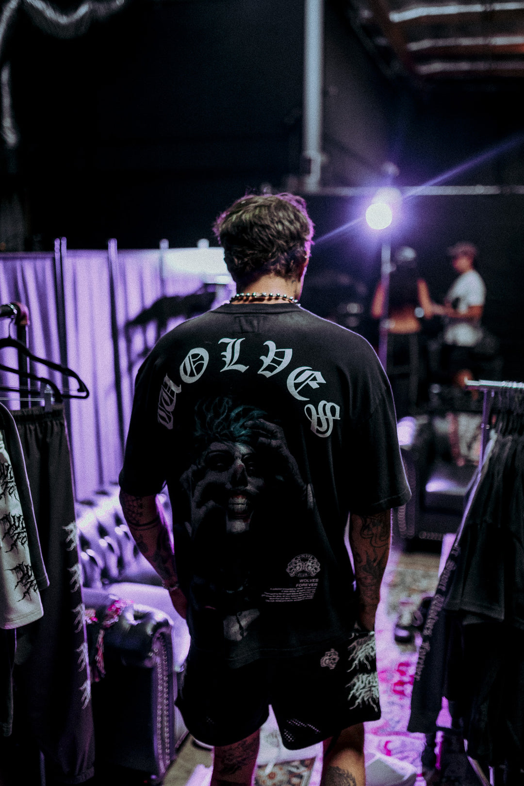 The Last Laugh "Premium" Oversized Tee in Black Drift Wash