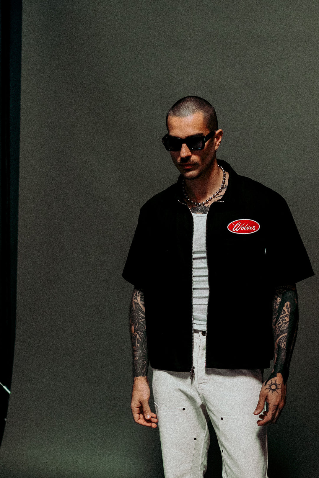 Our Lane Vince Shirt in Black