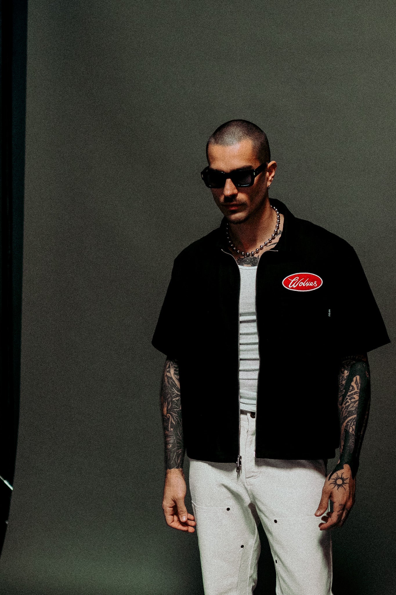 Our Lane Vince Shirt in Black