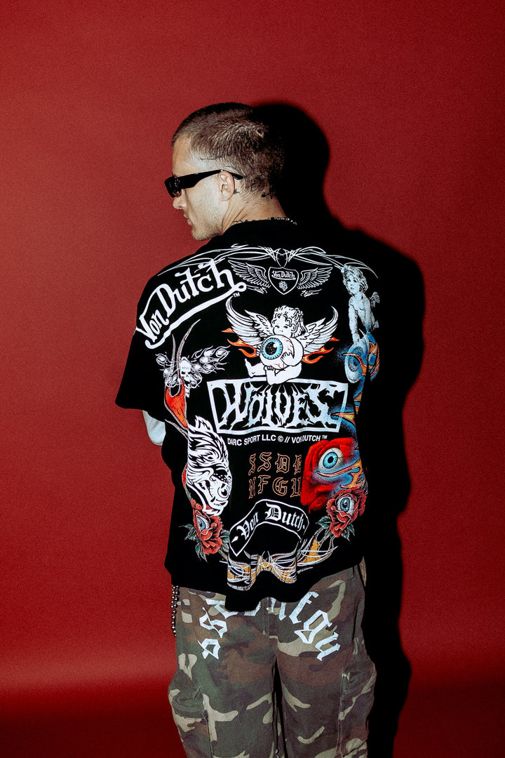 Kulture Klash Premium Oversized Tee in Black