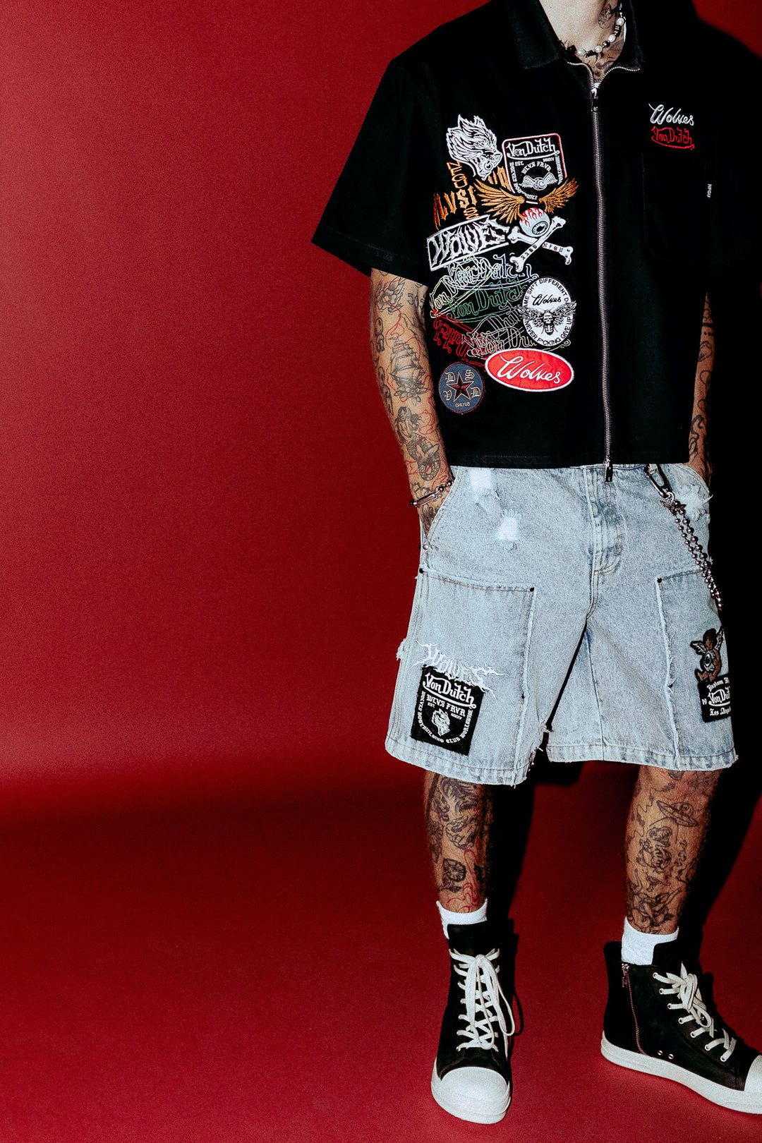 Darc Kulture Vince Shirt in Black