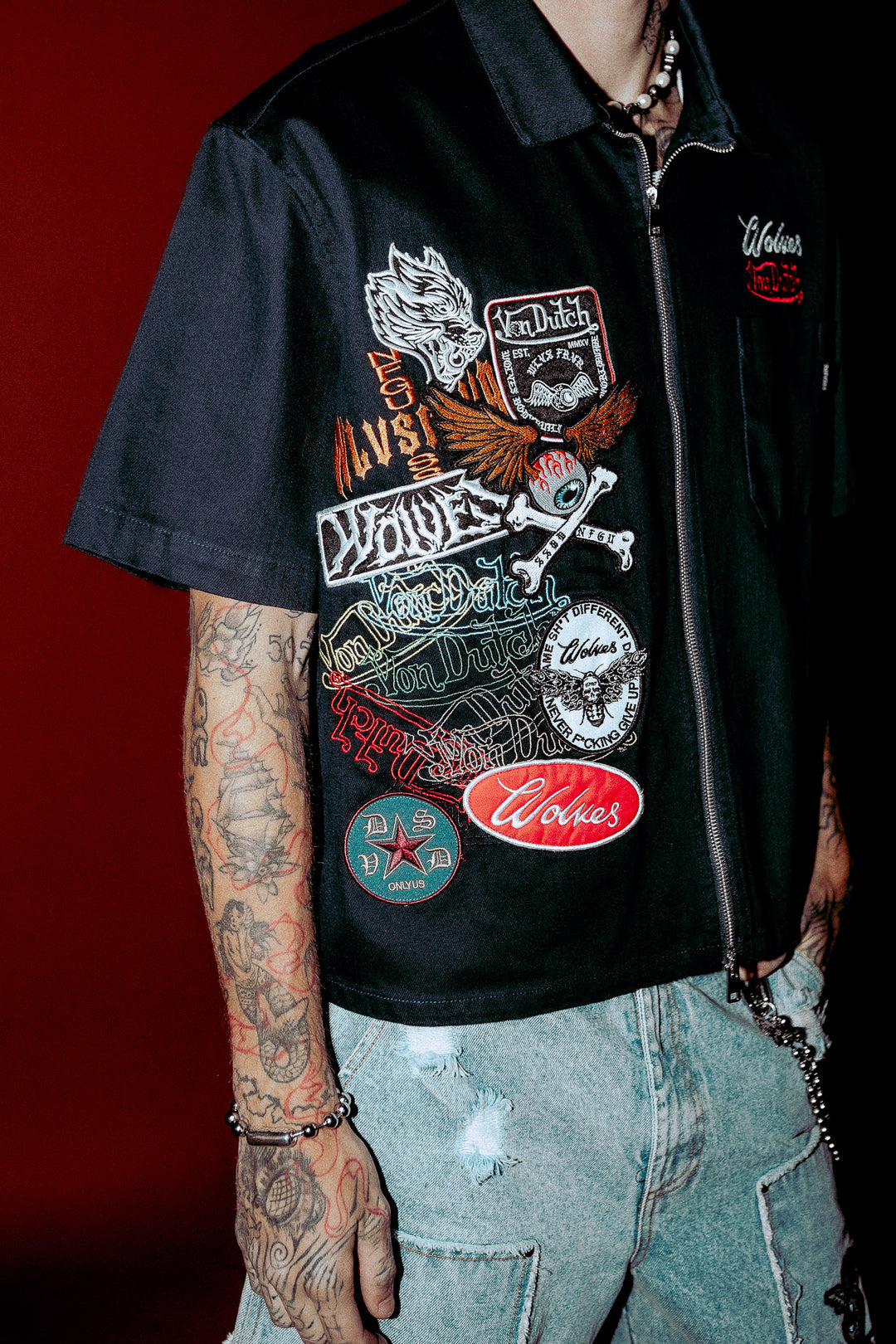 Darc Kulture Vince Shirt in Black