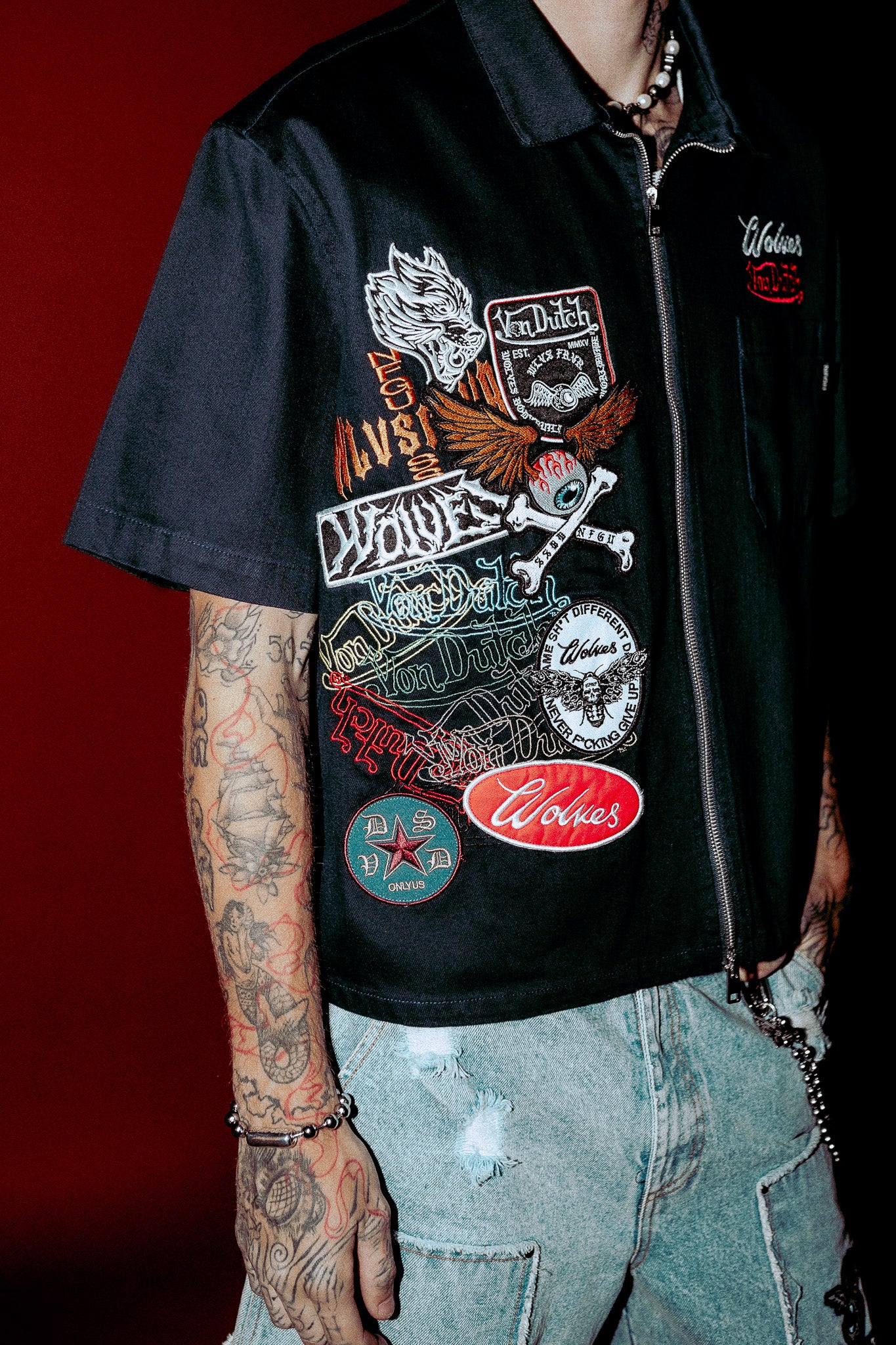 Darc Kulture Vince Shirt in Black