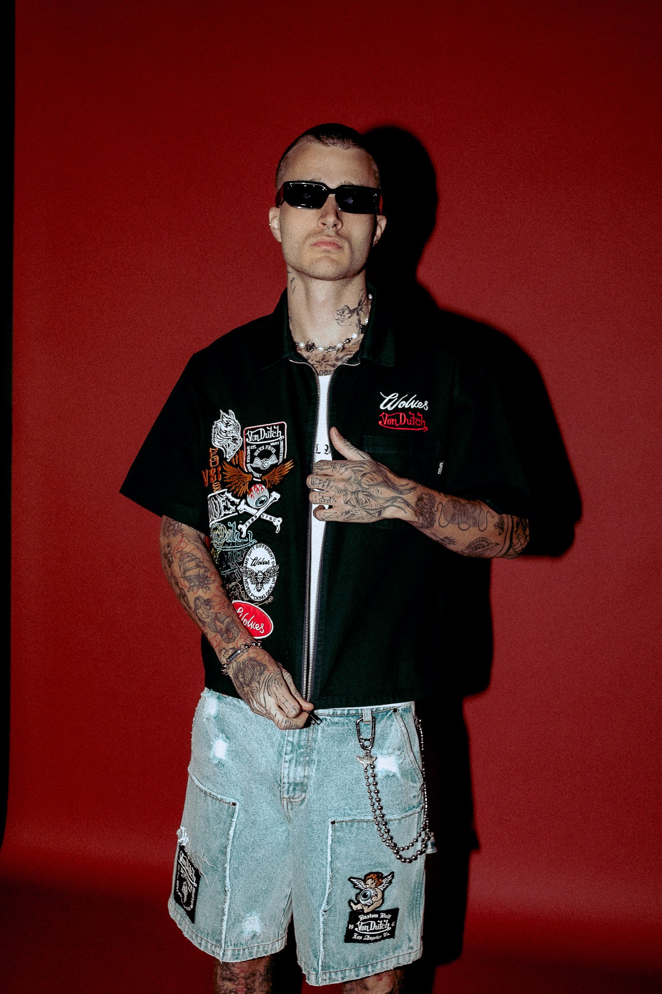 Darc Kulture Vince Shirt in Black