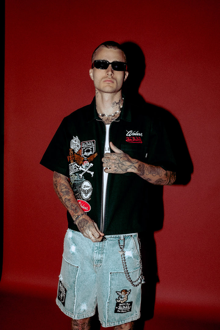 Darc Kulture Vince Shirt in Black