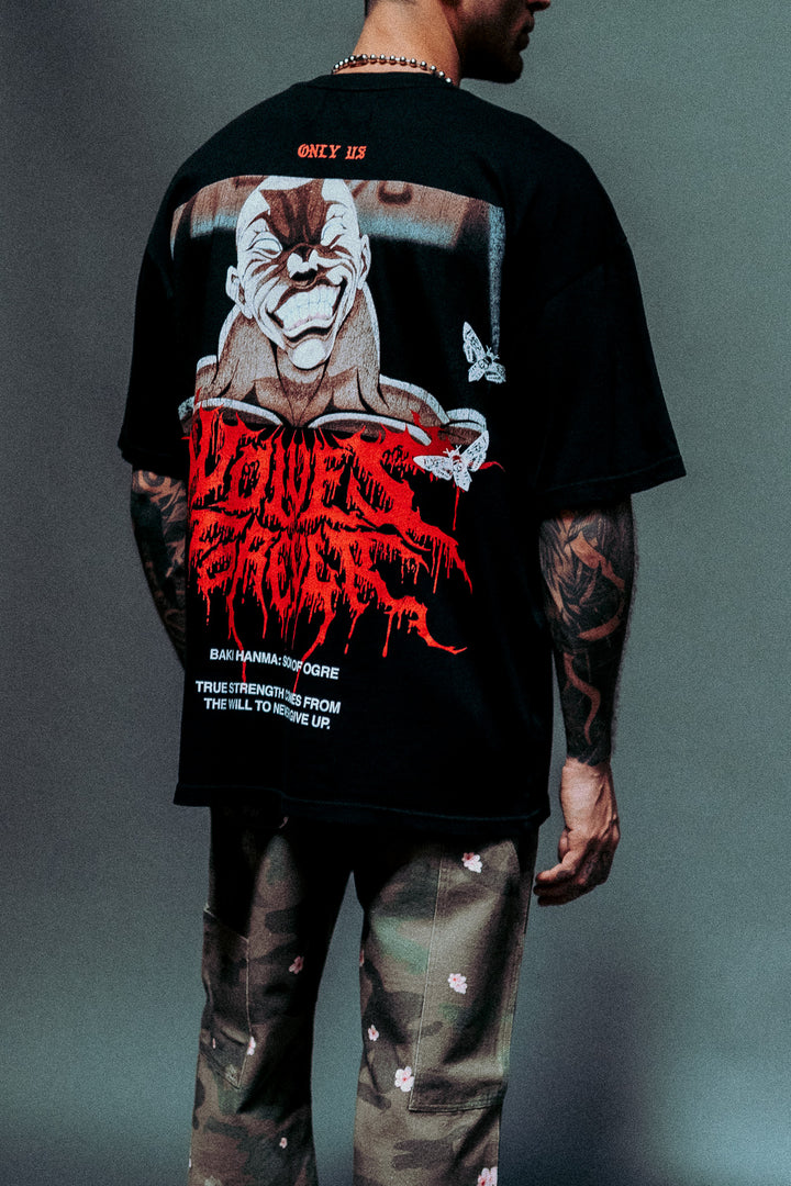 Jack Hammer "Premium" Oversized Tee in Black