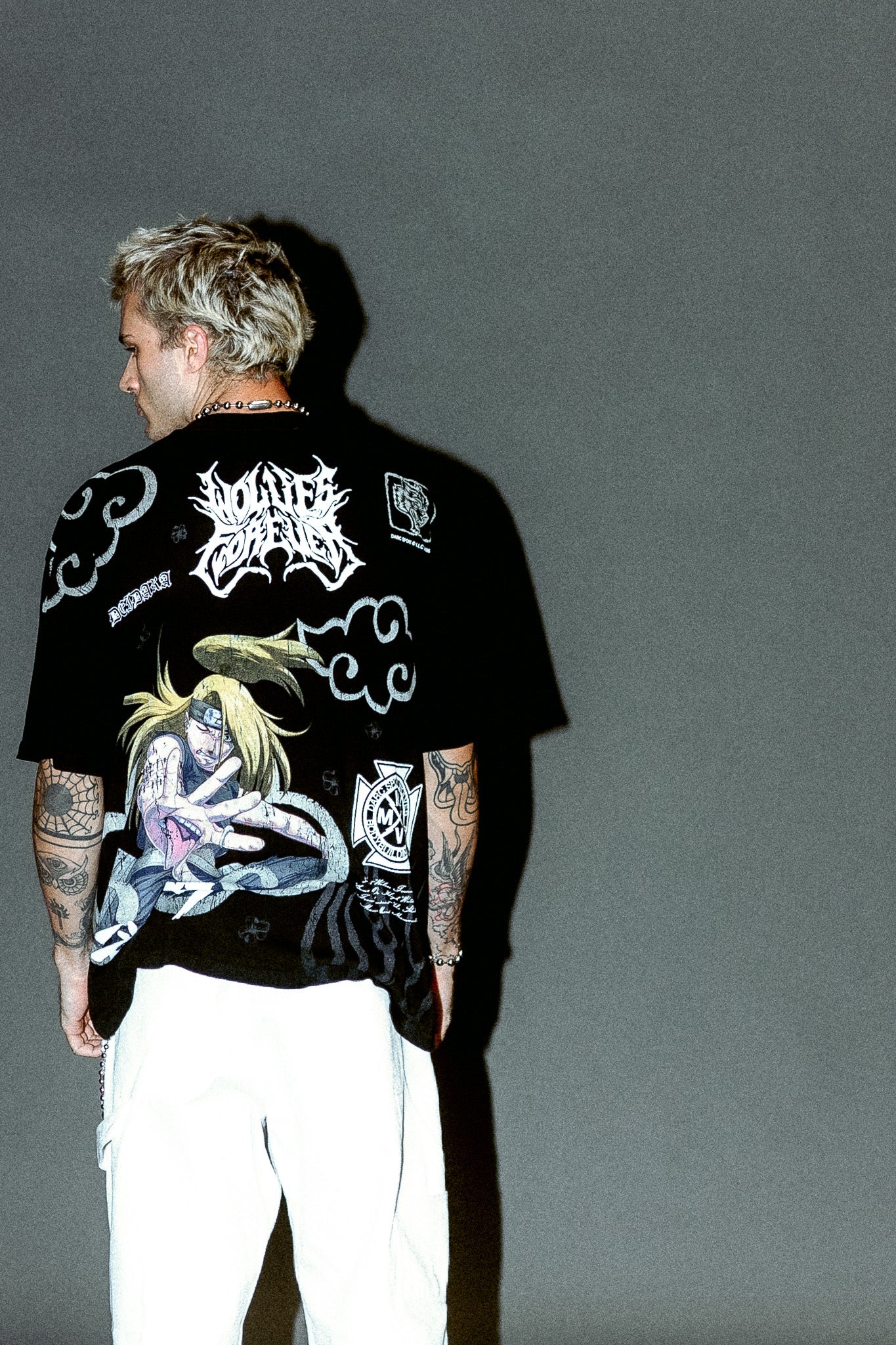 Deidara Premium Oversized Tee in Black