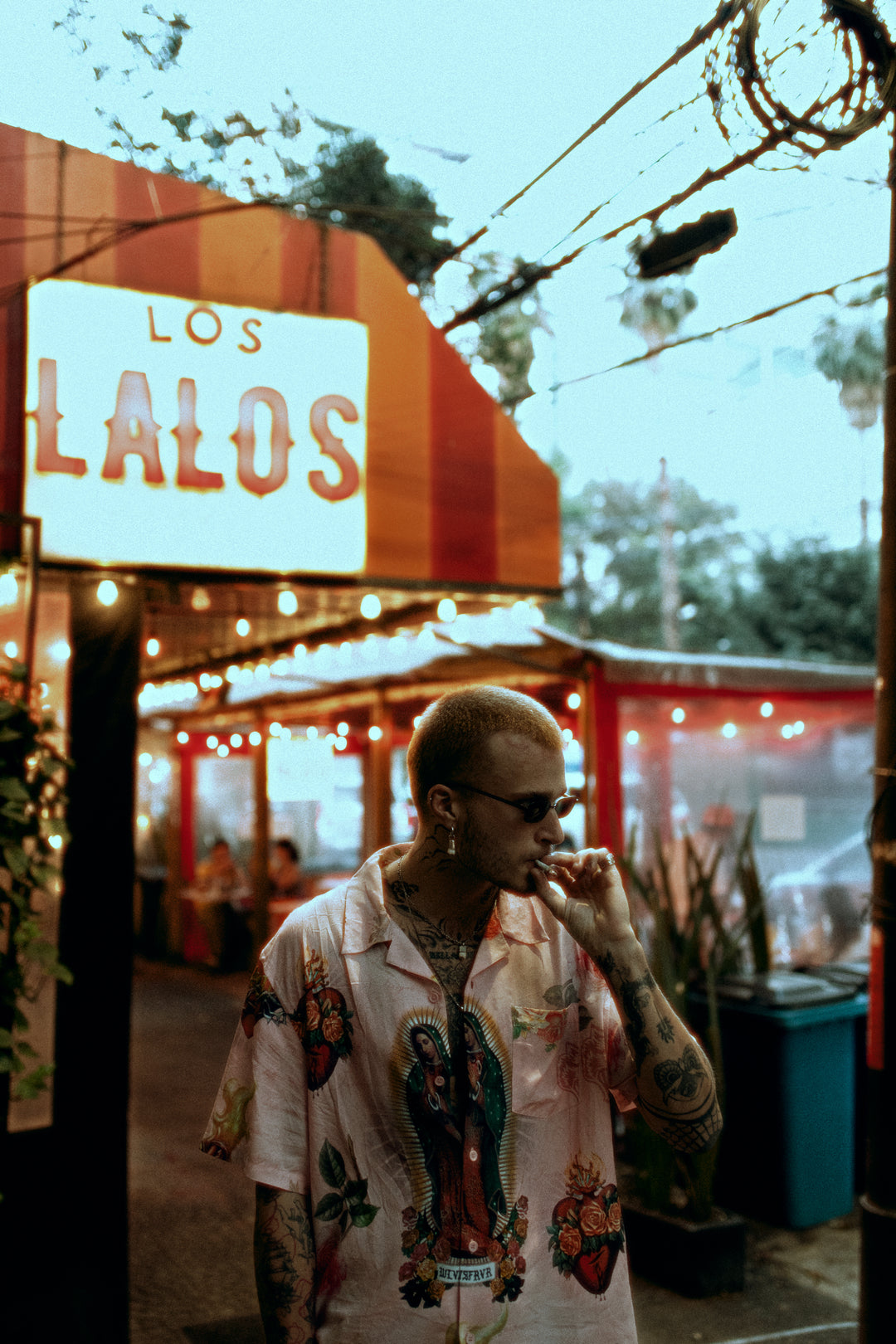 Sacred Path Mid-Length Button Up in Corazon de Devocion