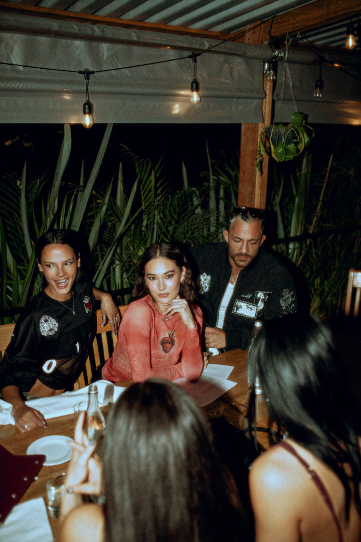 Darc Devotion "Shea" Mesh L/S Top in La Vino