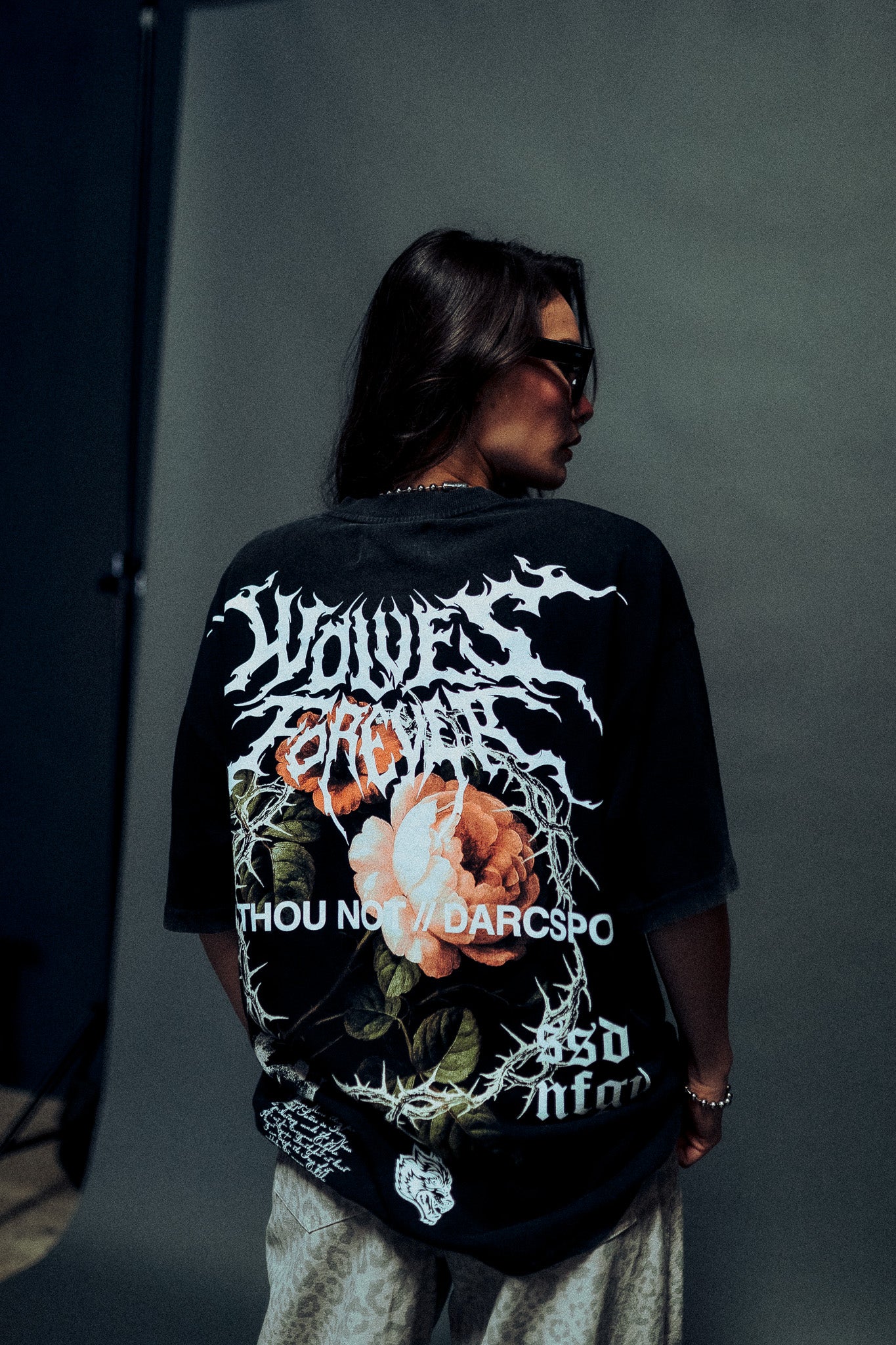 Our Virtue Oversized "Premium" Unisex Tee in Black